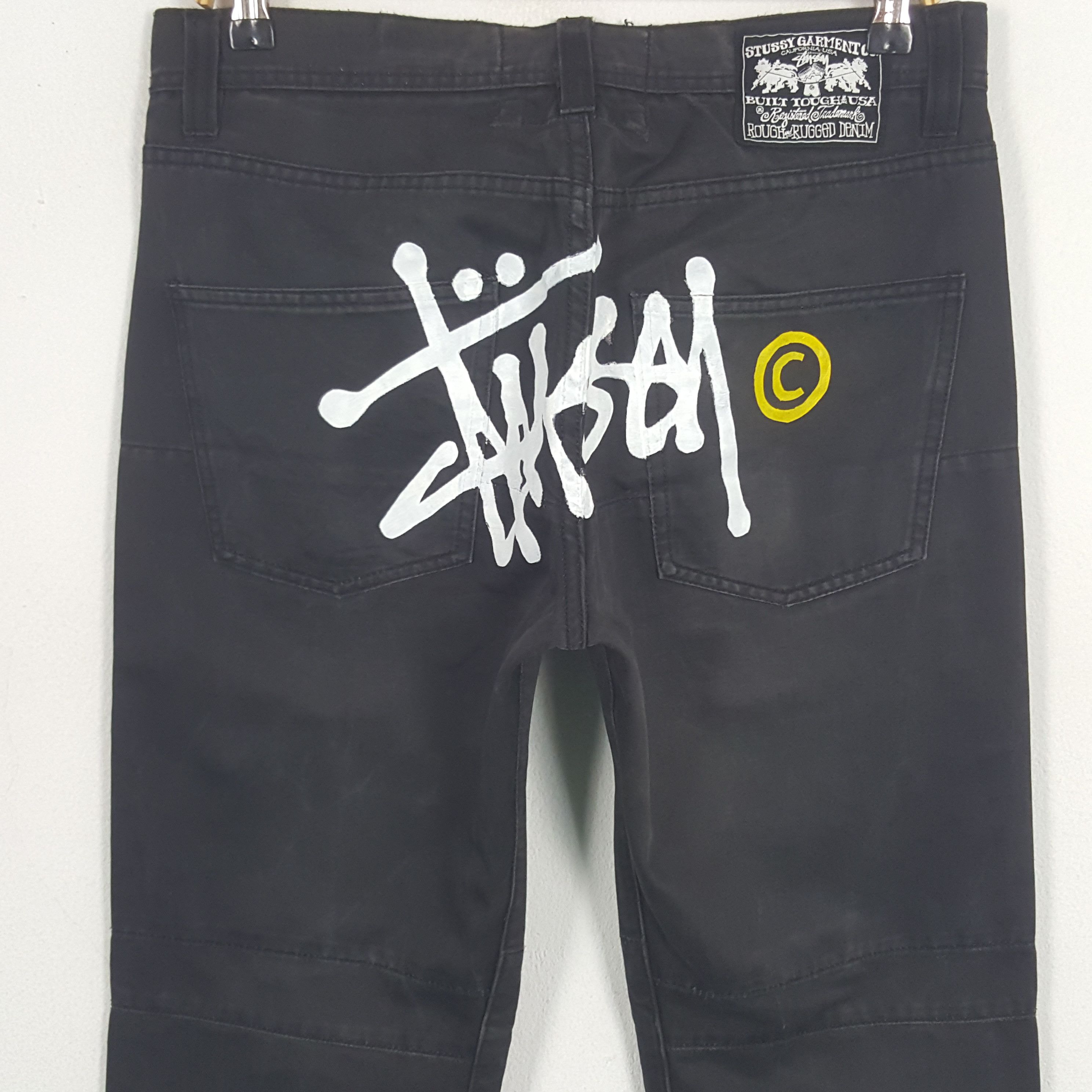 Stussy × Vintage Vinatge Stussy American Streetwear Style Denim Jeans Size US 31 - 3 Thumbnail