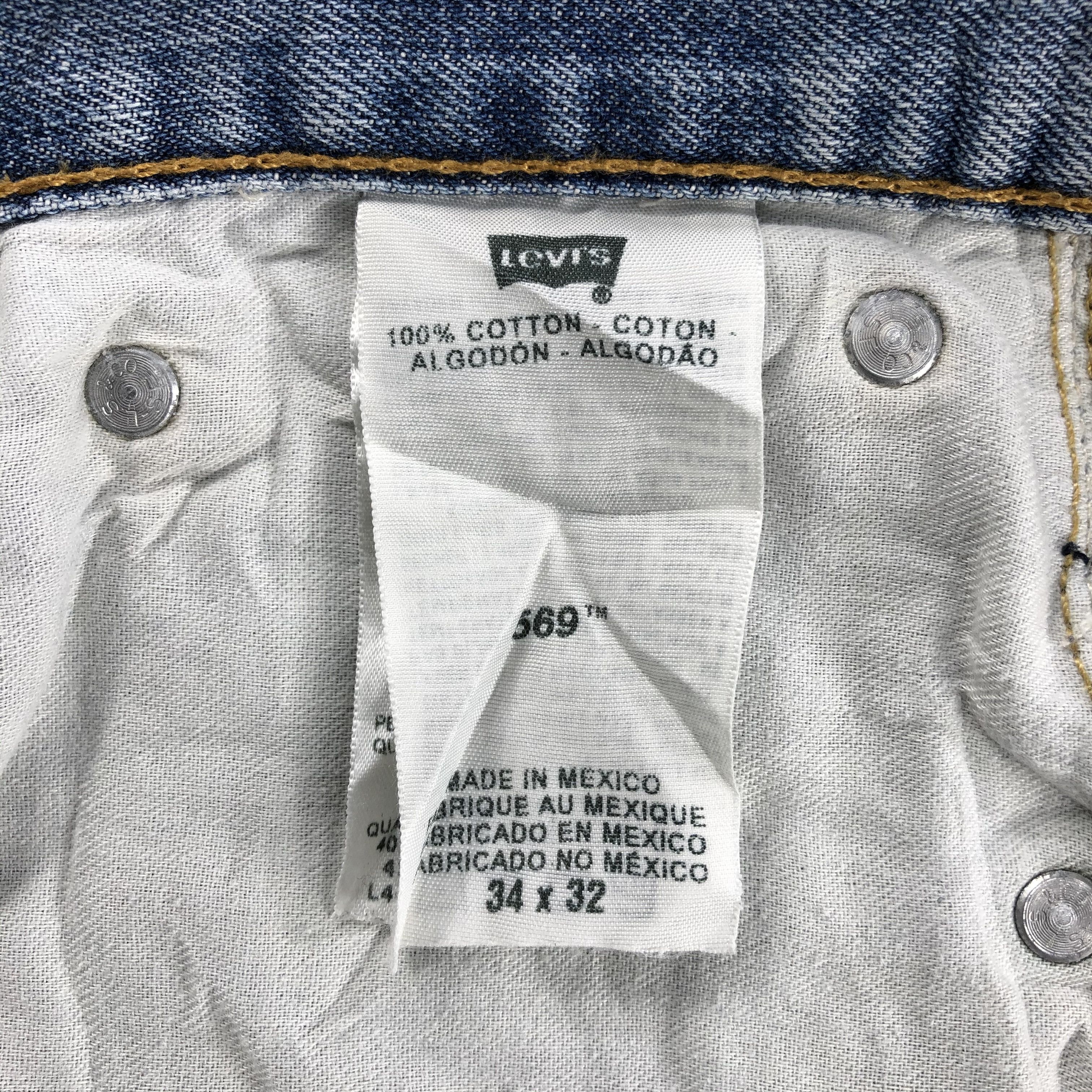 Levi's Vintage Levis 569 Jeans Faded blue Denim KJ551 Size US 34 / EU 50 - 10 Thumbnail