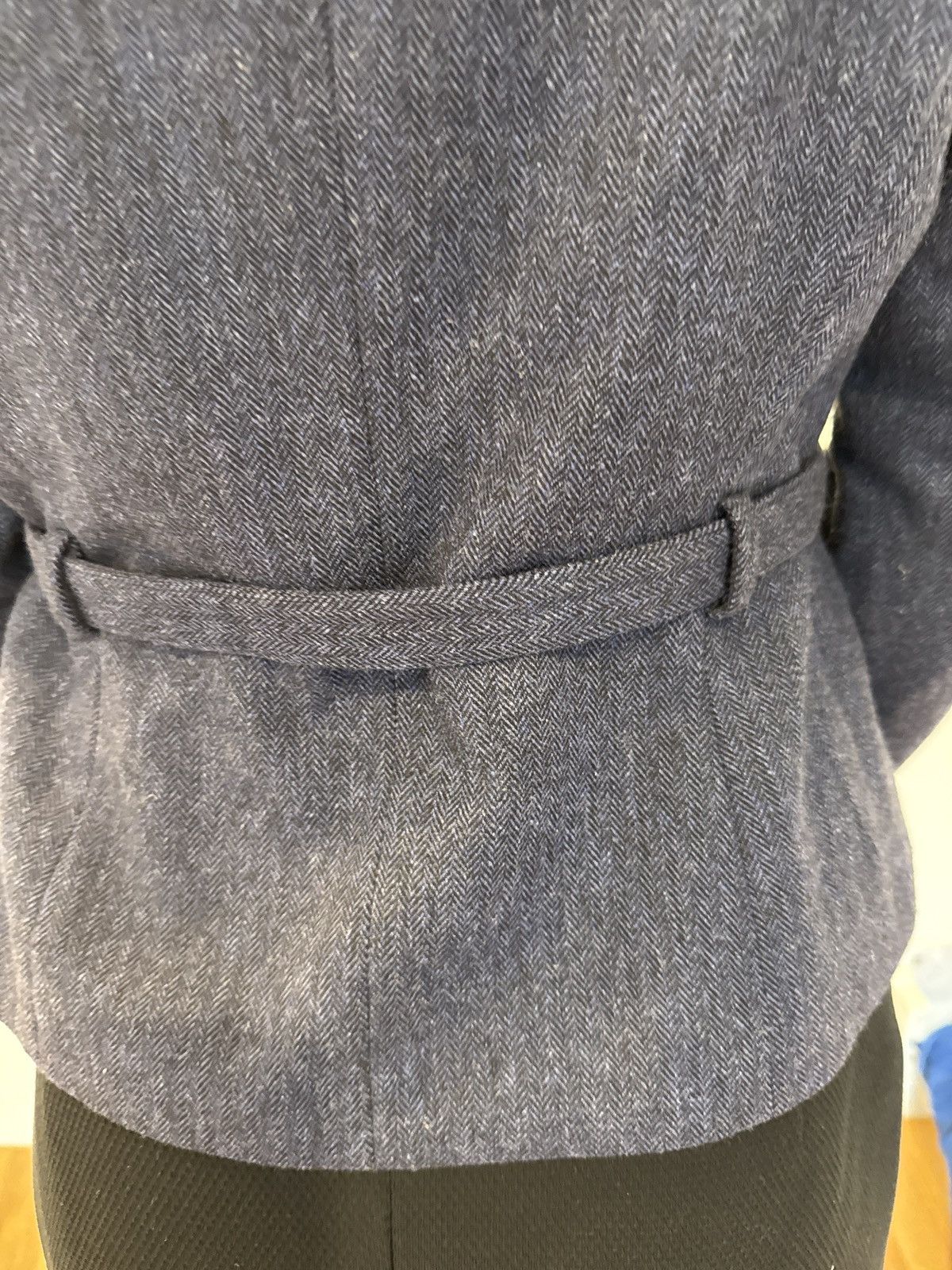 Other Blue wool Tweed Anna Thomas Army cut Jacket Size M / US 6-8 / IT 42-44 - 3 Thumbnail