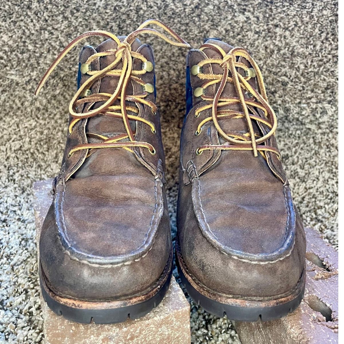 Polo Ralph Lauren Polo Ralph Lauren Rupert Oiled Leather Chukka Boot Brown 10D Size US 10 / EU 43 - 5 Thumbnail