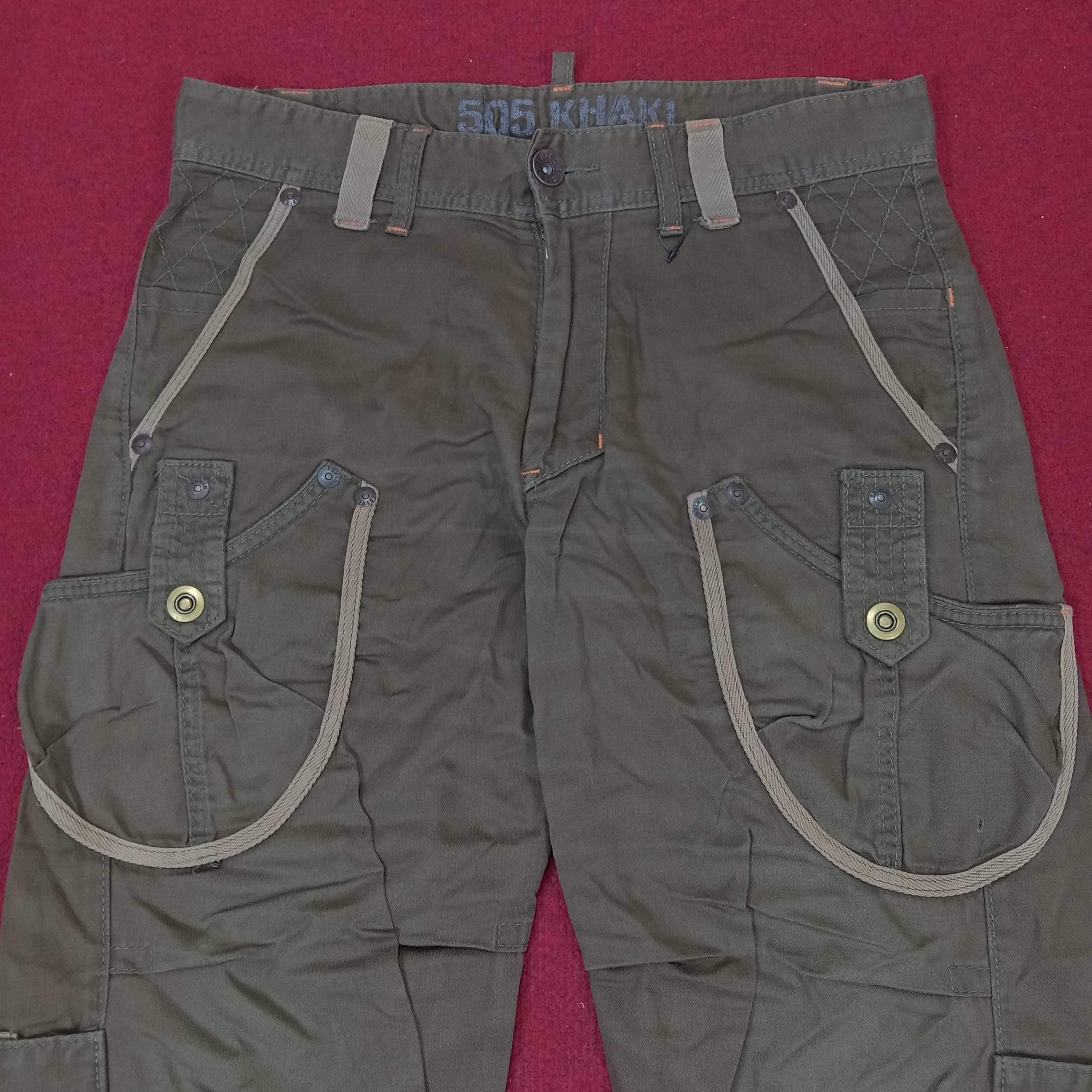 Edwin × Vintage Edwin Streetwear Skater Style Rare Design Pants Size US 33 - 2 Thumbnail