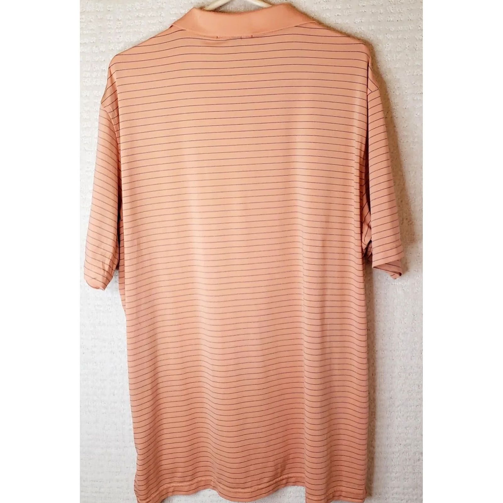 Peter Millar Peter Millar Summer Comfort Polo Shirt Mens L Striped Coral Golf Size US L / EU 52-54 / 3 - 6 Thumbnail