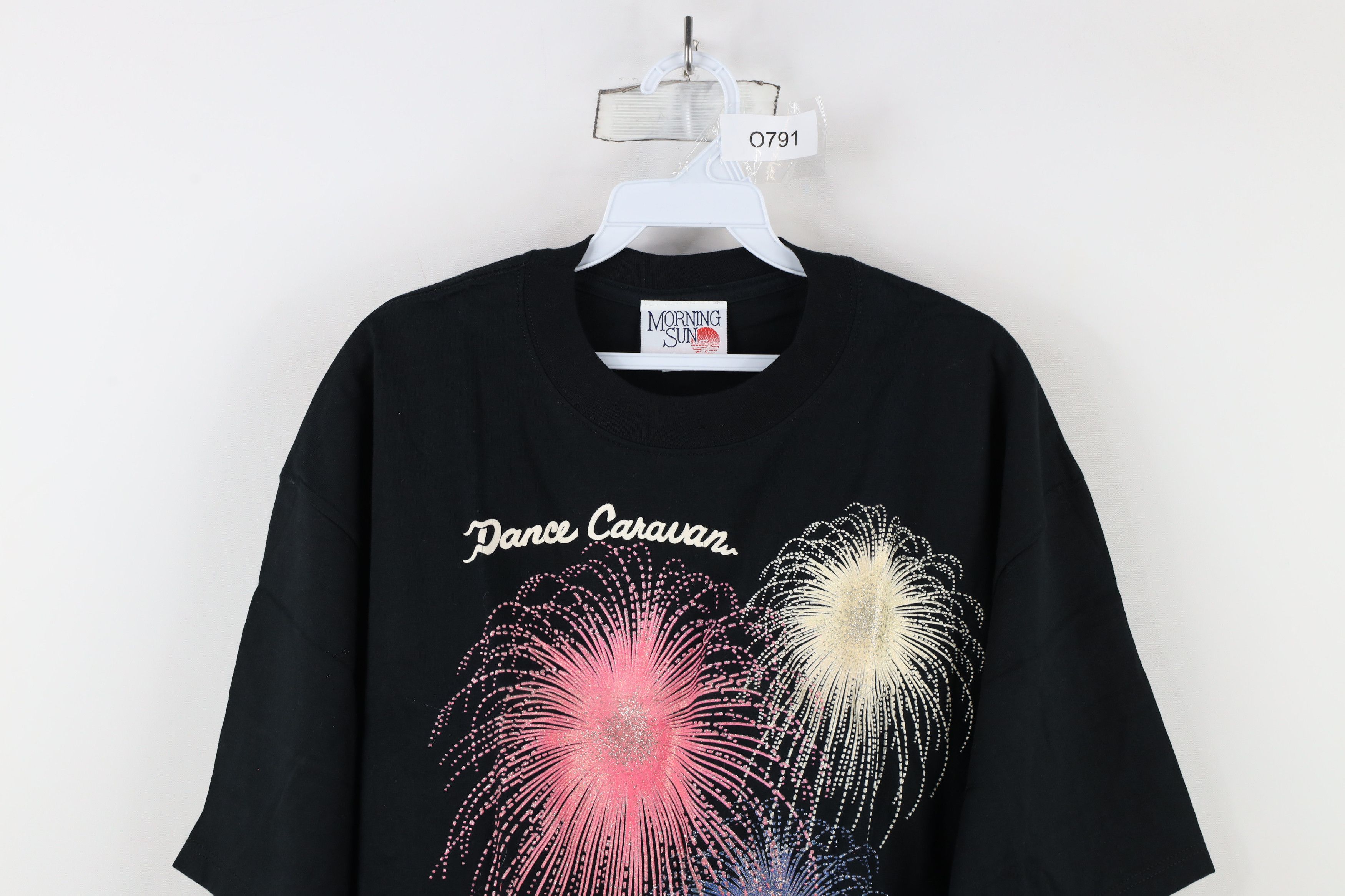 Vintage Vintage 90s Streetwear Dance Caravan T-Shirt Black USA Size XL / US 12-14 / IT 48-50 - 2 Thumbnail