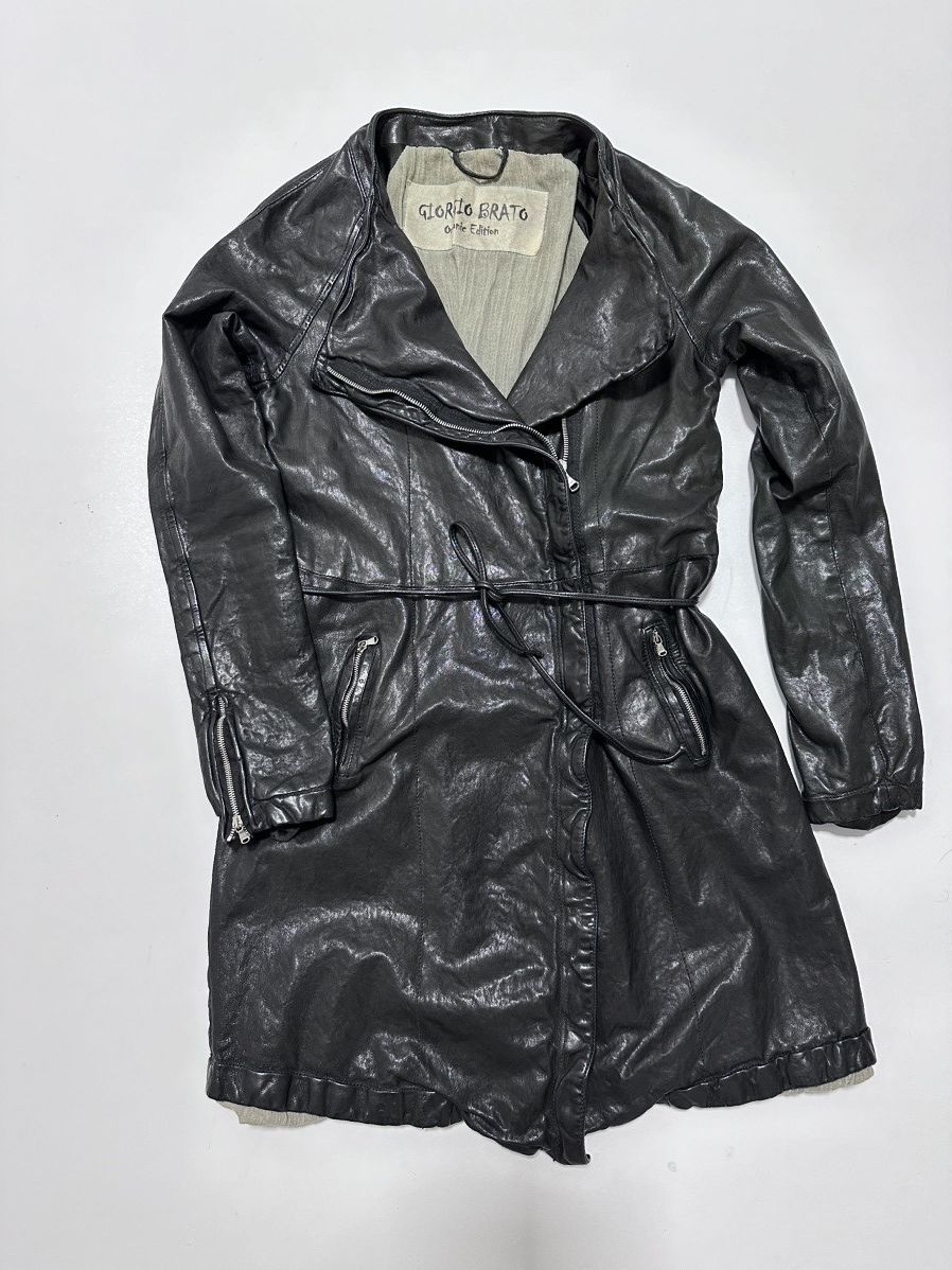 Giorgio Brato Giorgio Brato Leather Trench Coats Organic Edition Size 42 Size M / US 6-8 / IT 42-44 - 1 Thumbnail