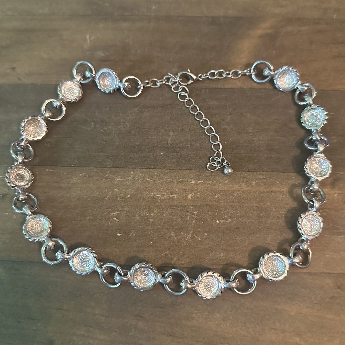 Other Round multicolor stone link necklace Size ONE SIZE - 8 Thumbnail