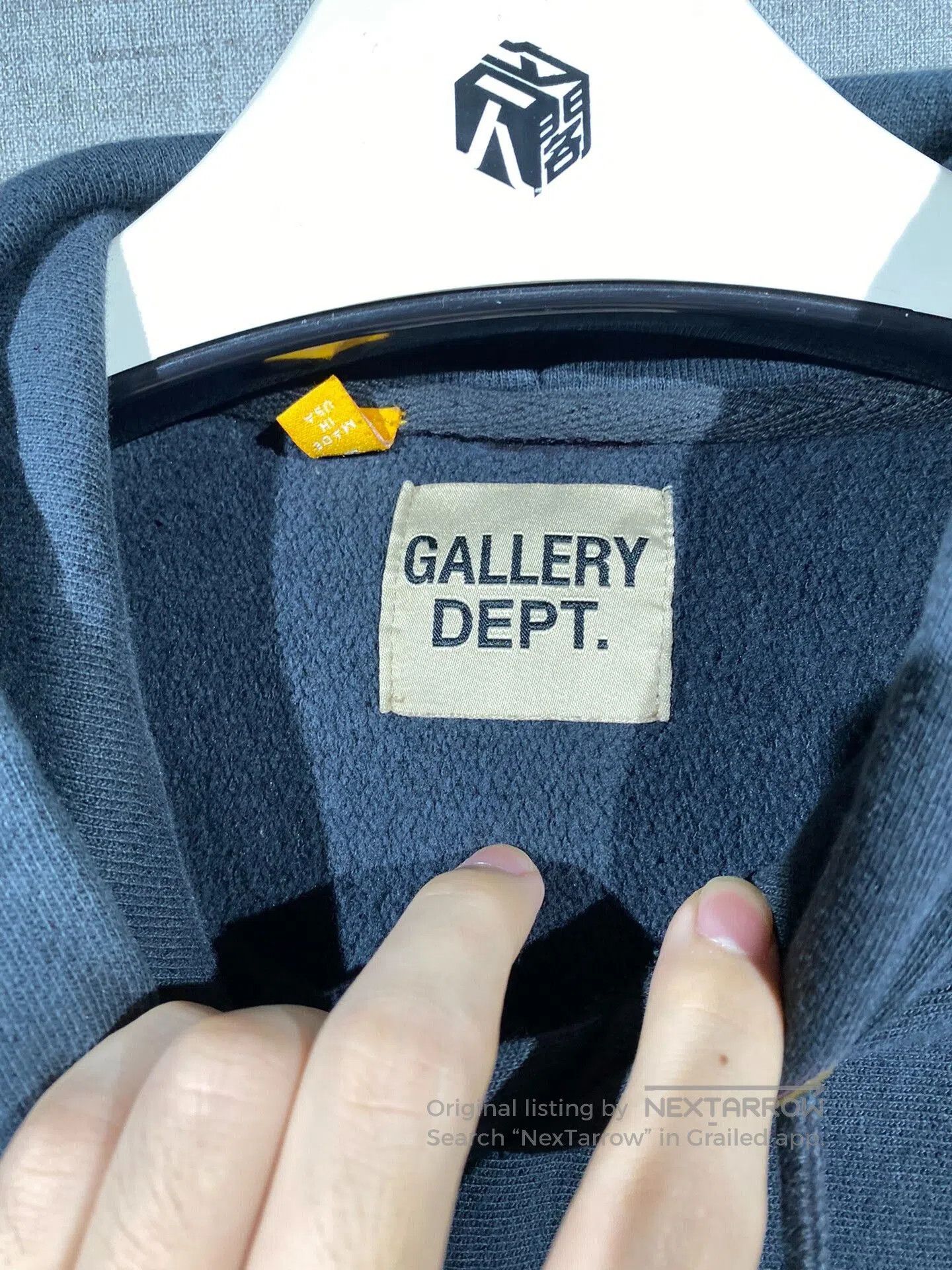 Gallery Dept. gallery dept hoodie in charcoal gray color. Size US S / EU 44-46 / 1 - 7 Thumbnail