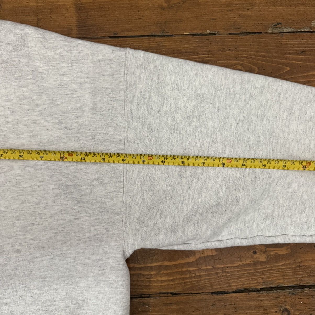 Hanes Gray Vintage 90s Peace & Music Crewneck Sweatshirt Size US L / EU 52-54 / 3 - 4 Thumbnail