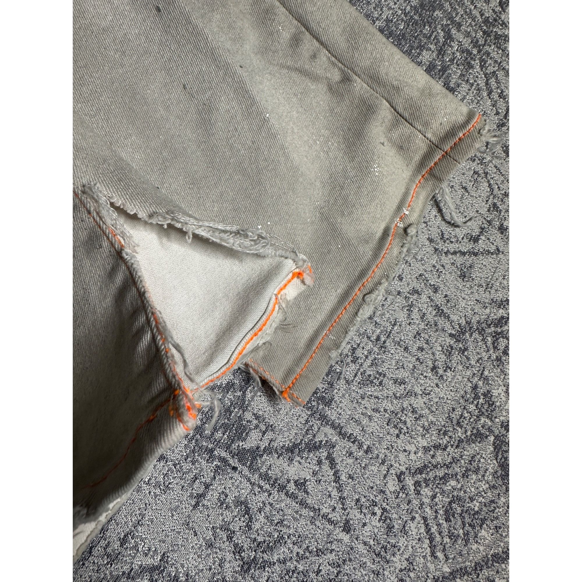 Purple Brand Purple Brand P001 Split Distressed Hem White Neon Stitch - O Size US 36 / EU 52 - 8 Thumbnail