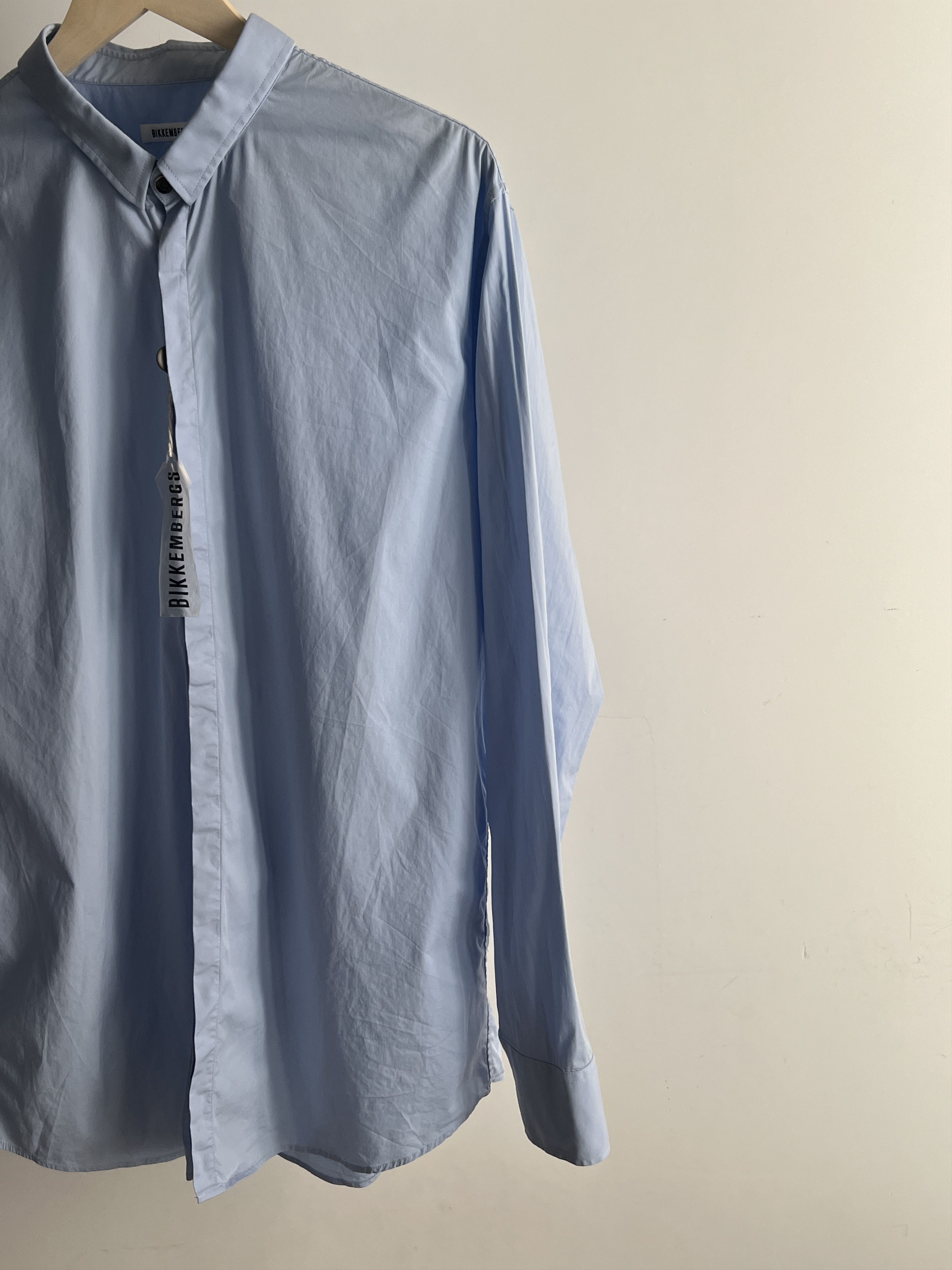 Designer × Dirk Bikkembergs Archive Dirk Bikkembergs Slim Fit Black Button Down Size US XL / EU 56 / 4 - 2 Thumbnail