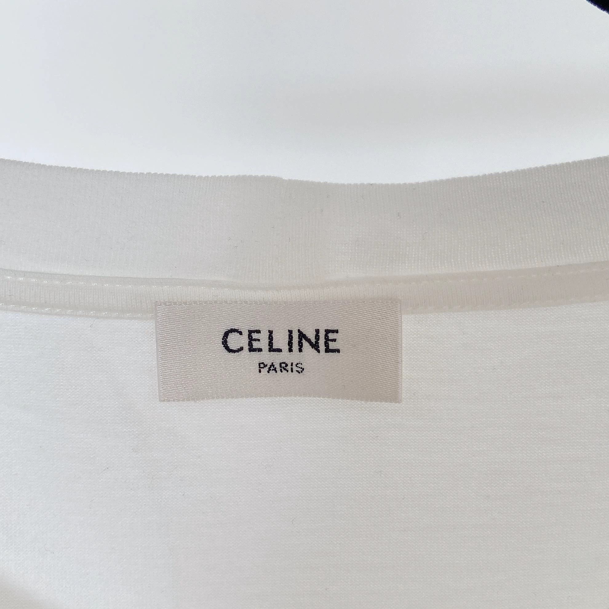 Celine Celine Triumph Arc print T-shirt M with tags Size M / US 6-8 / IT 42-44 - 6 Thumbnail