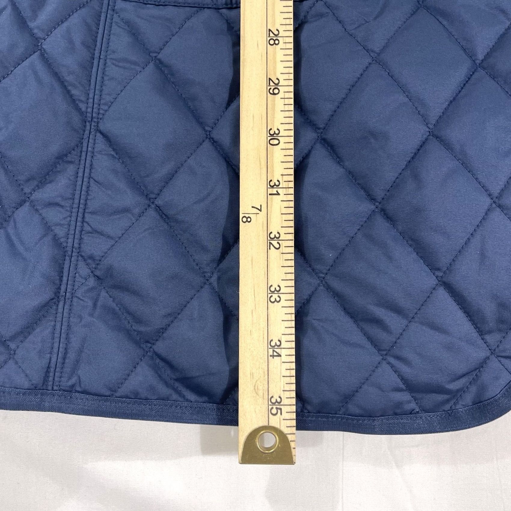 Eddie Bauer VINTAGE Eddie Bauer Women's XL Sportshop Long Jacket Quilted Navy Blue Coat Snap Button All Seasons Pockets Fall Winter Spring Mens Womens Girls Boys Size XL / US 12-14 / IT 48-50 - 4 Thumbnail