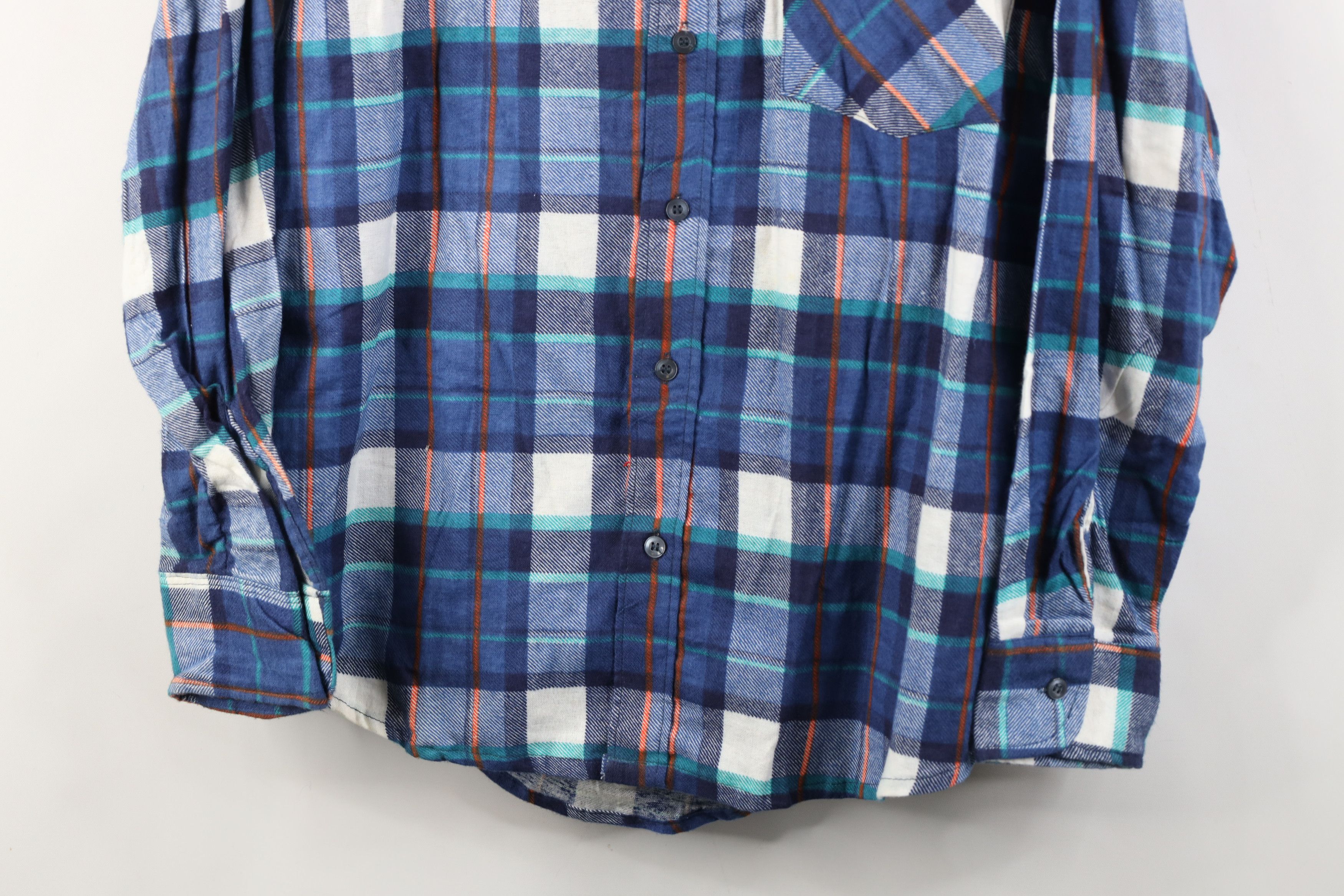 Vintage Vintage 70s Streetwear Flannel Collared Button Shirt Plaid Size US M / EU 48-50 / 2 - 3 Thumbnail