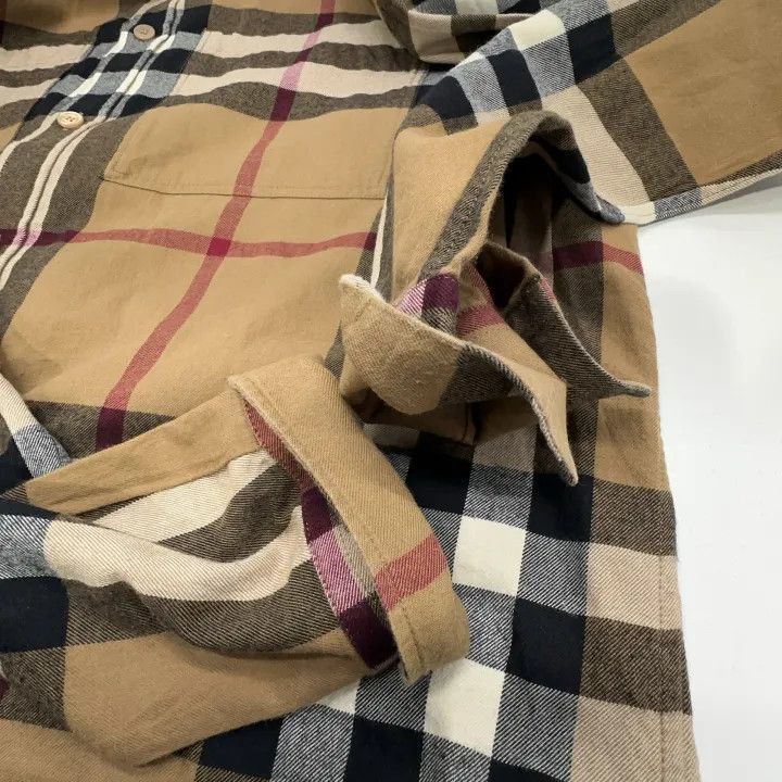 Burberry Burberry Burberry Casual Check Cotton Flannel Shirt-2507 Size US S / EU 44-46 / 1 - 7 Thumbnail