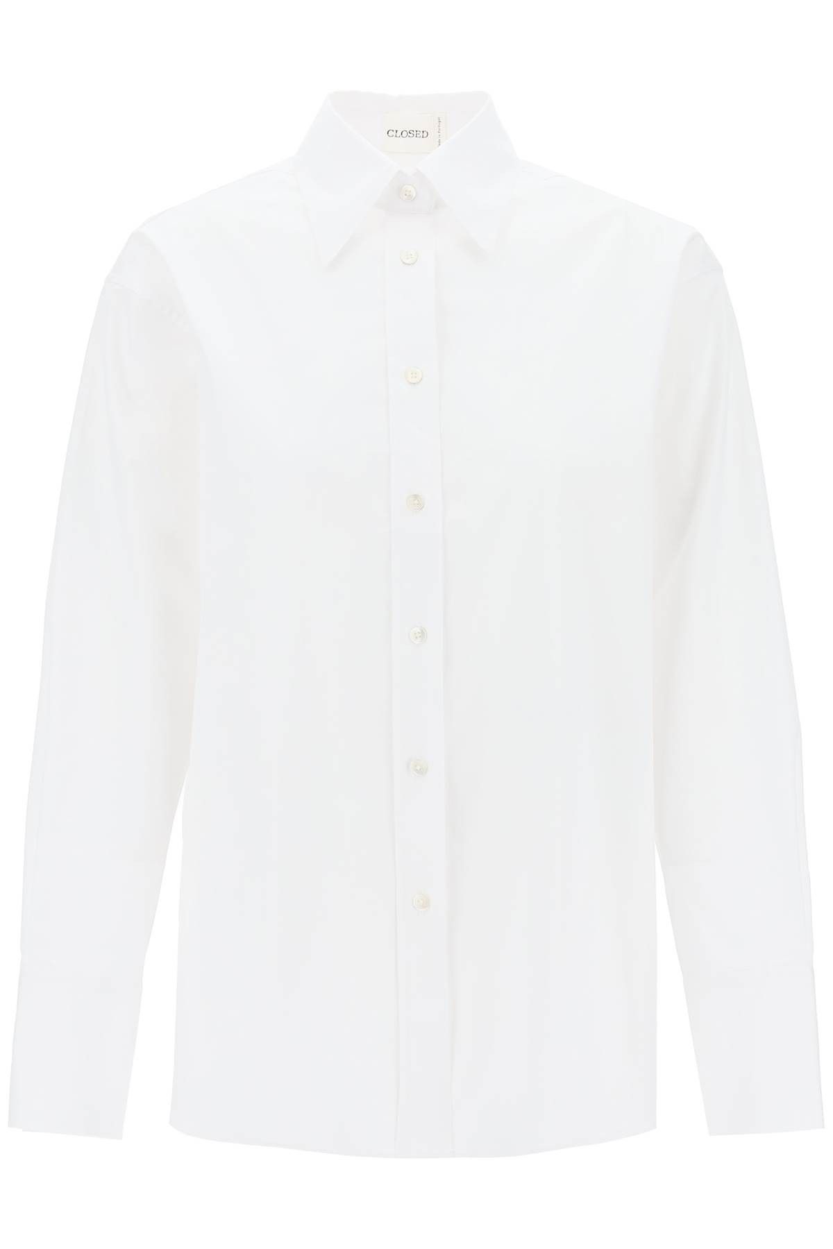 image of Closed "oversized Cotton Gabardine in White, Women's (Size Small)