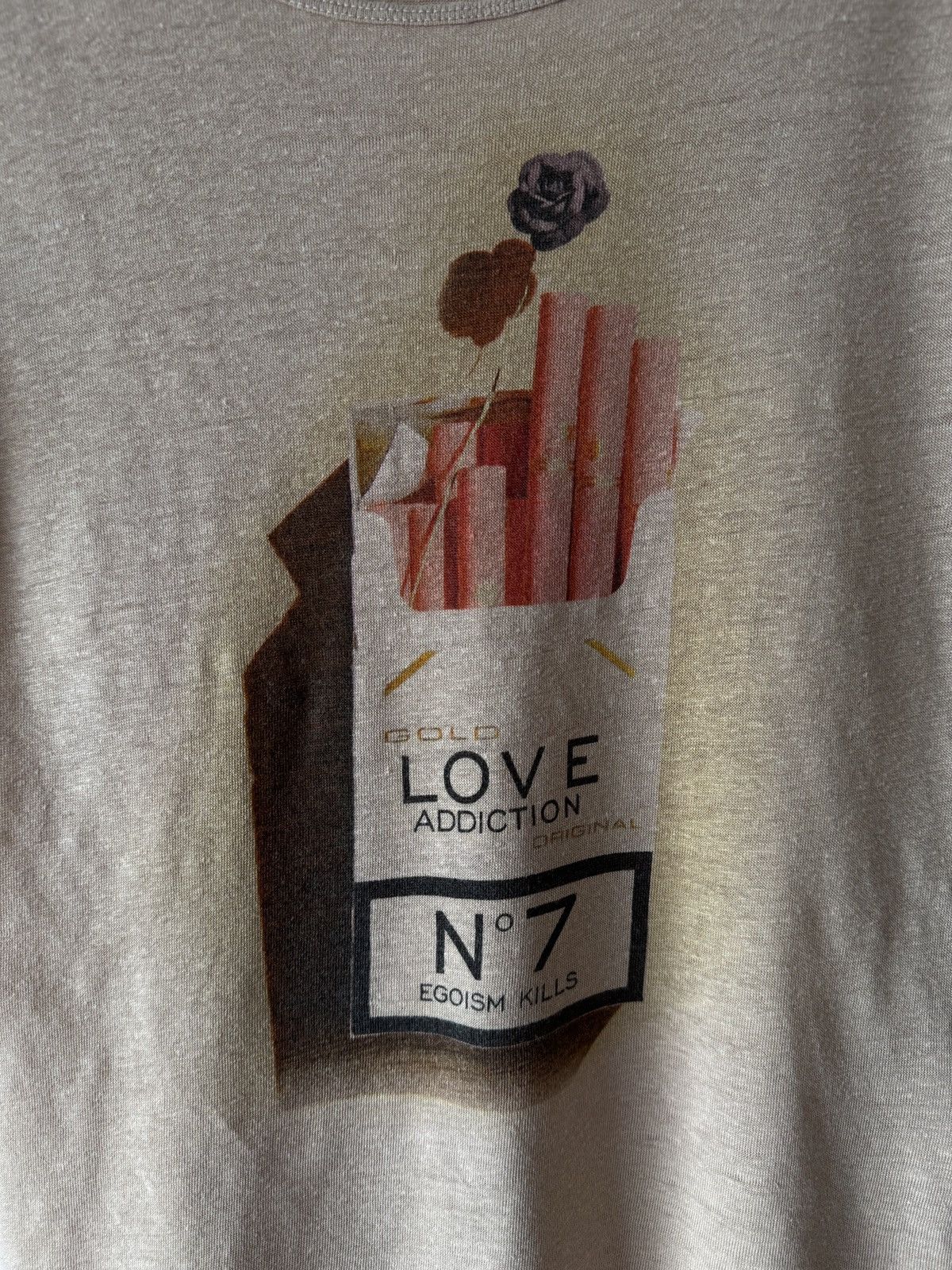 Sandro 🔥🔥 Sandro “Egoism Kills” Linen T-Shirt Size S / US 4 / IT 40 - 3 Thumbnail