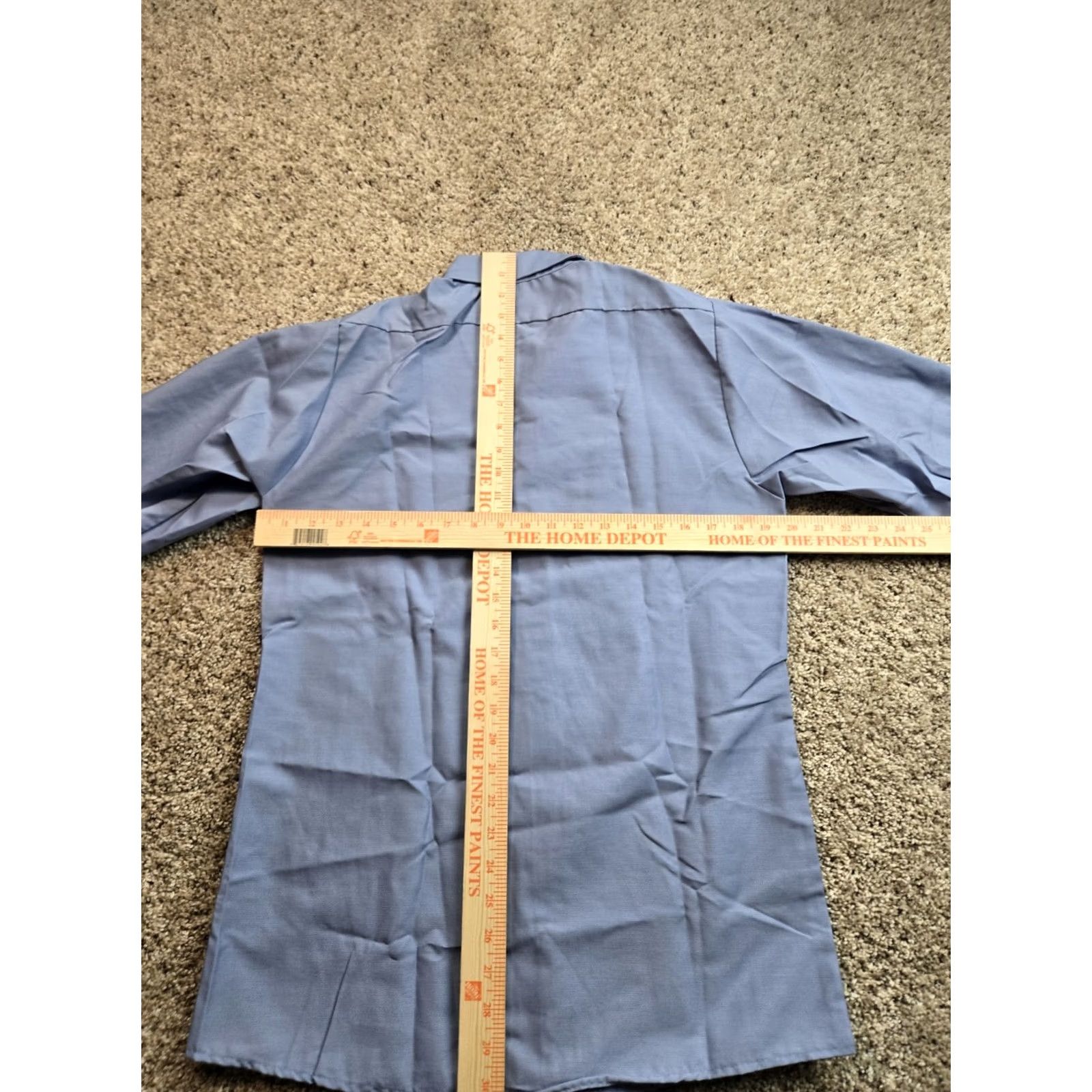 Red Kap Red Kap Work Shirt Mens S Blue Long Sleeve Button-Up Twill USA Made Size US S / EU 44-46 / 1 - 6 Thumbnail