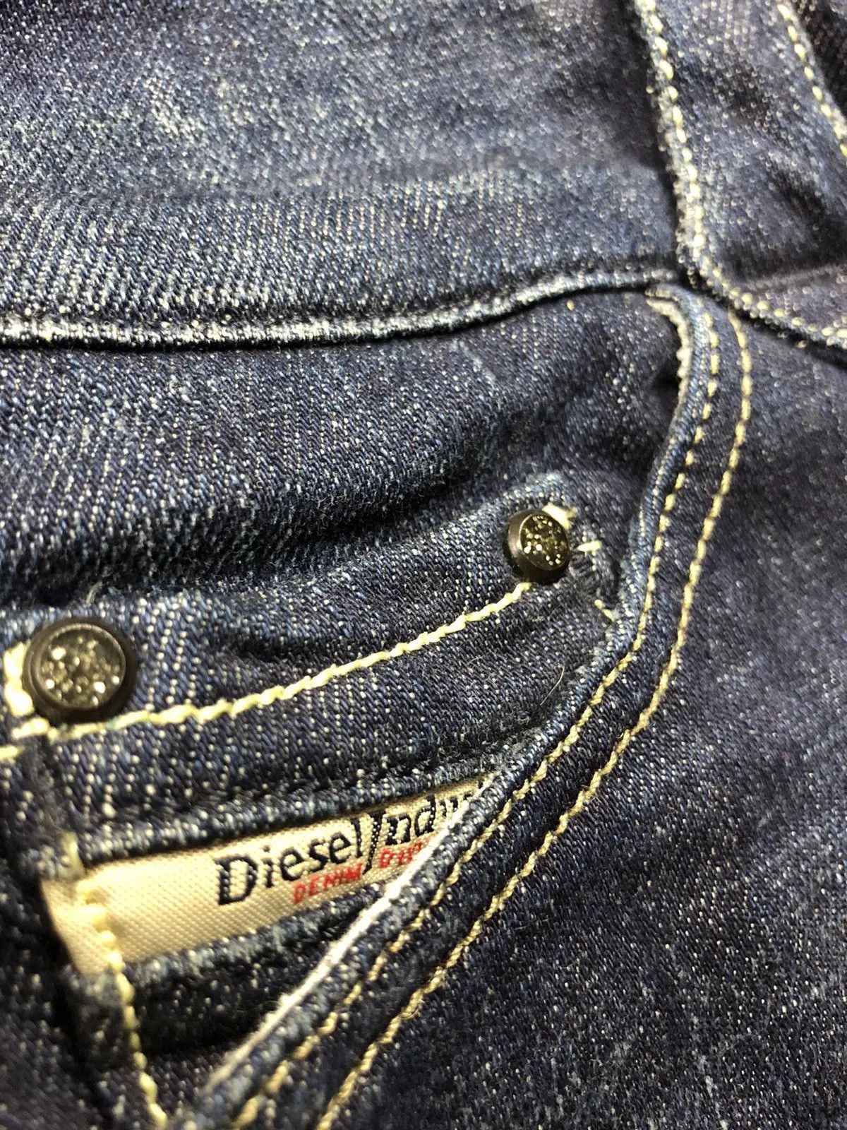 Diesel DIESEL Vintage Avant-garde Y2K Blue Denim Skirt Streetwear Size 29" - 10 Thumbnail