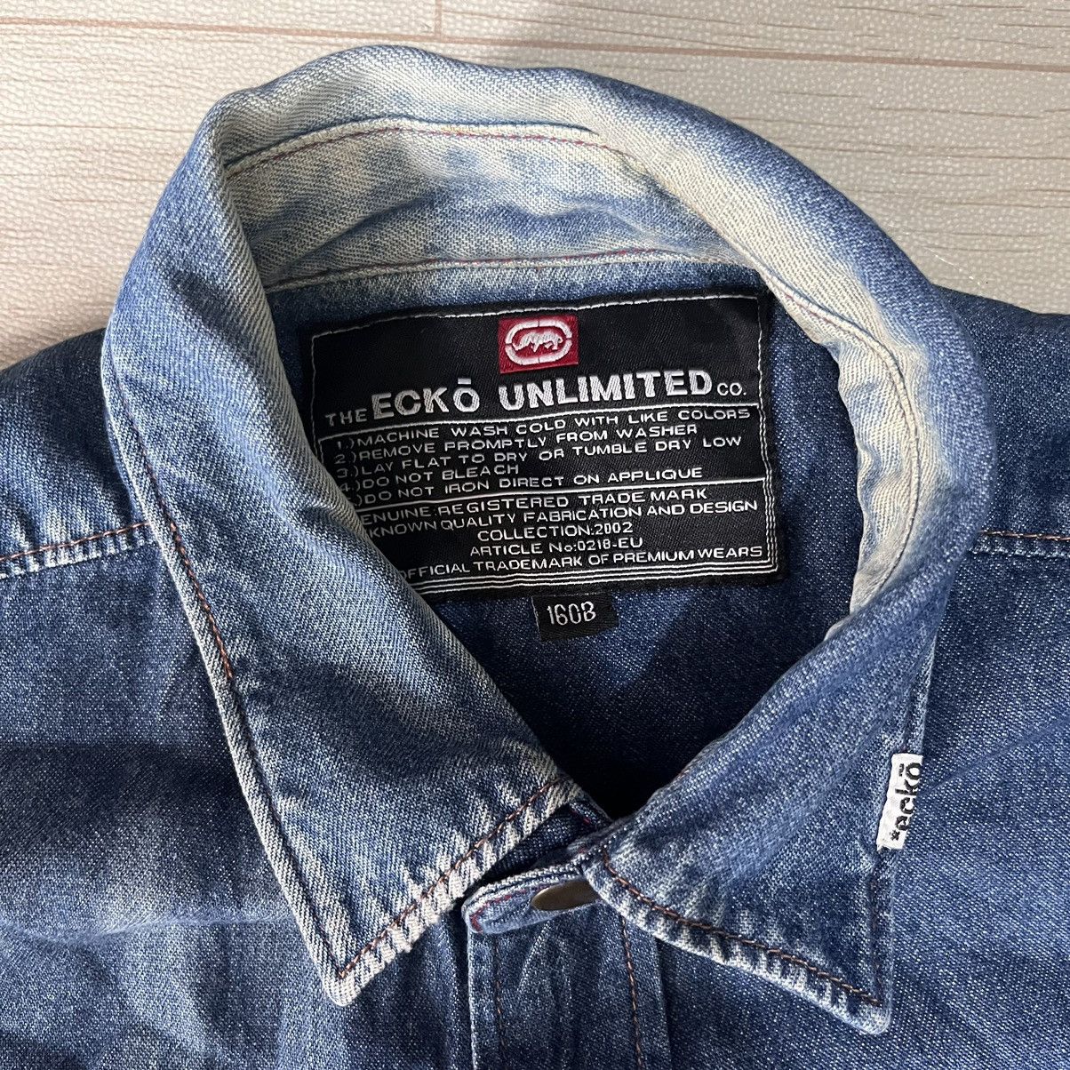 Ecko Unltd. × JNCO Ecko unlimited over shirt blue denim Size US XL / EU 56 / 4 - 7 Thumbnail