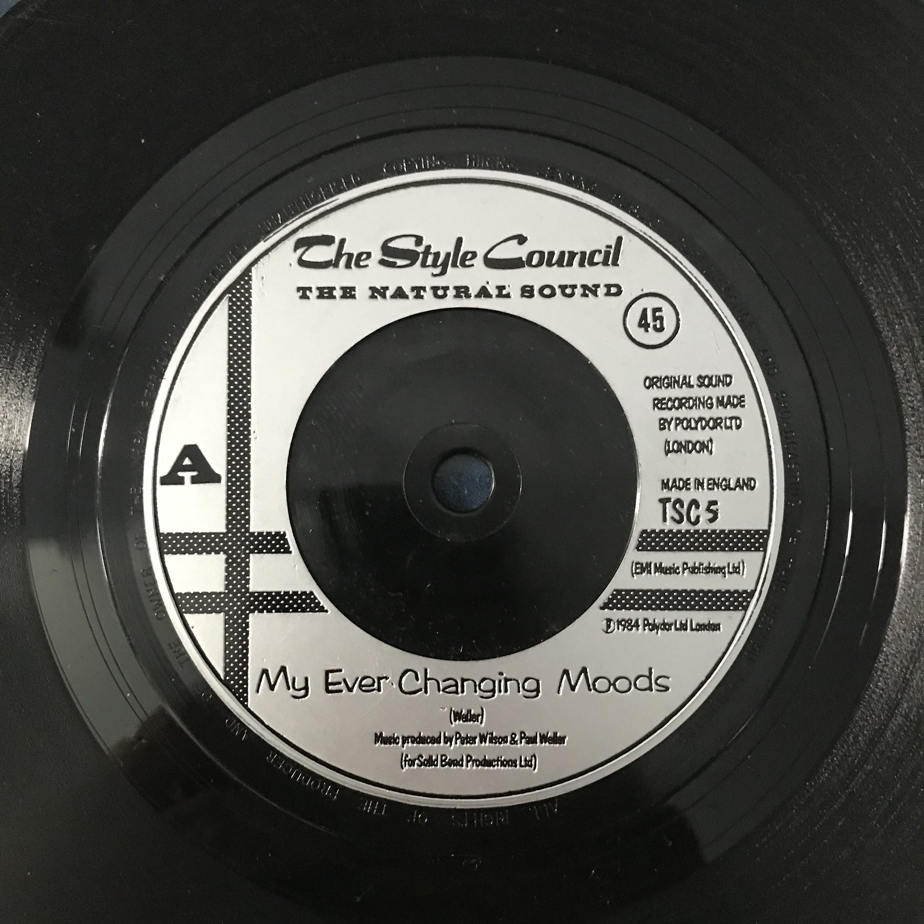 Vintage The Style Council ‎- My Ever Changing Moods 7" Vinyl Single Size ONE SIZE - 6 Thumbnail