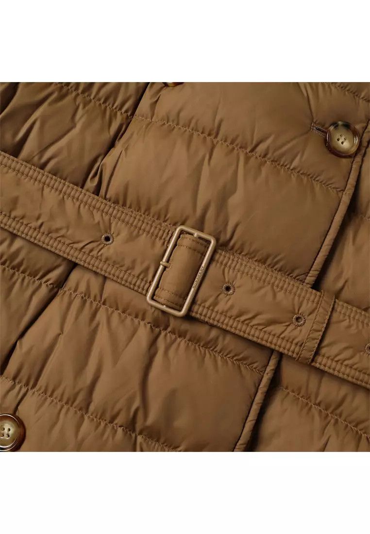 Burberry o1w1db10326 Padded Down Coat in Brown Size L / US 10 / IT 46 - 4 Thumbnail