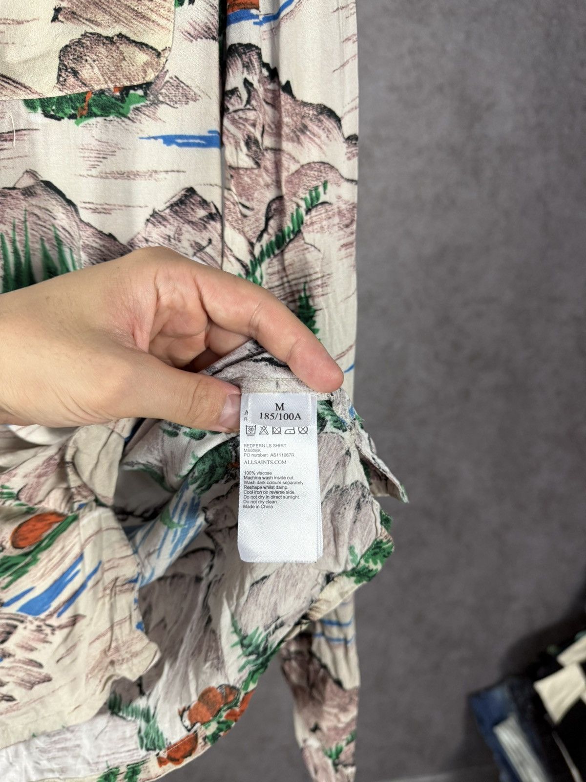 Allsaints Allsaints art designer crazy shirt Size US M / EU 48-50 / 2 - 5 Thumbnail
