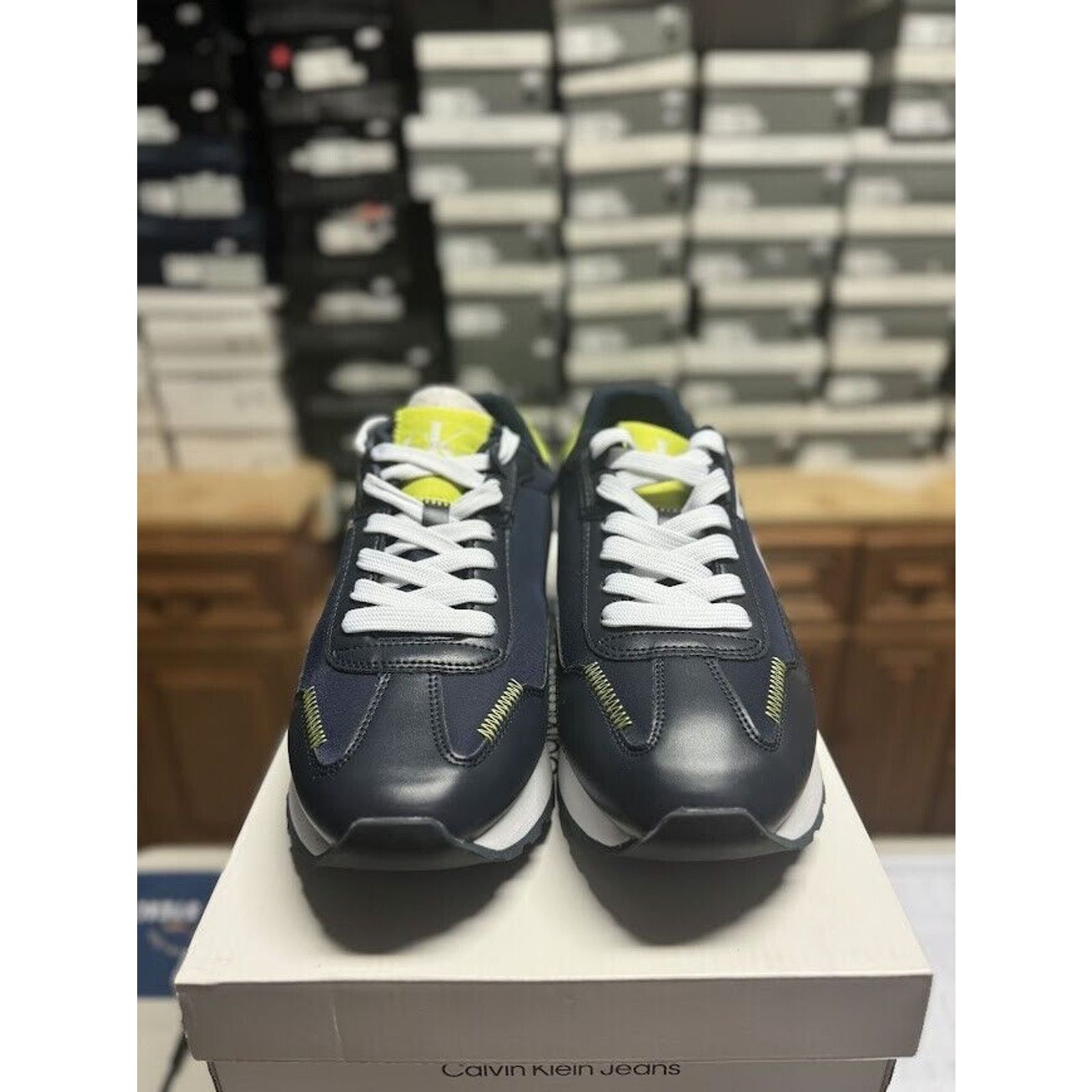 Calvin Klein Calvin Klein Eden Men's 10.5 Sneakers - Dark Blue Size US 10.5 / EU 43-44 - 5 Thumbnail