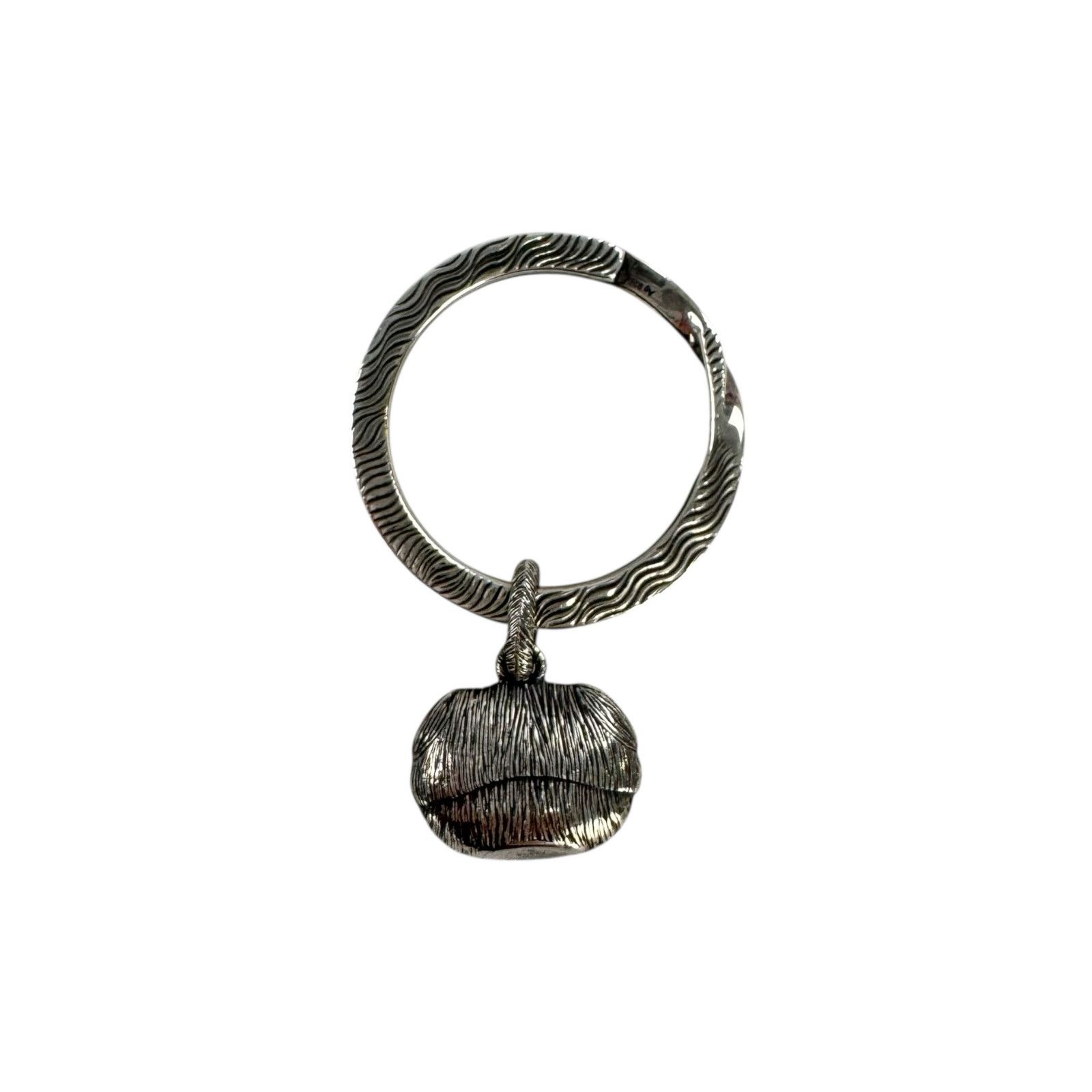 Gucci Gucci Sterling Silver Bulldog Key Ring Size ONE SIZE - 2 Thumbnail