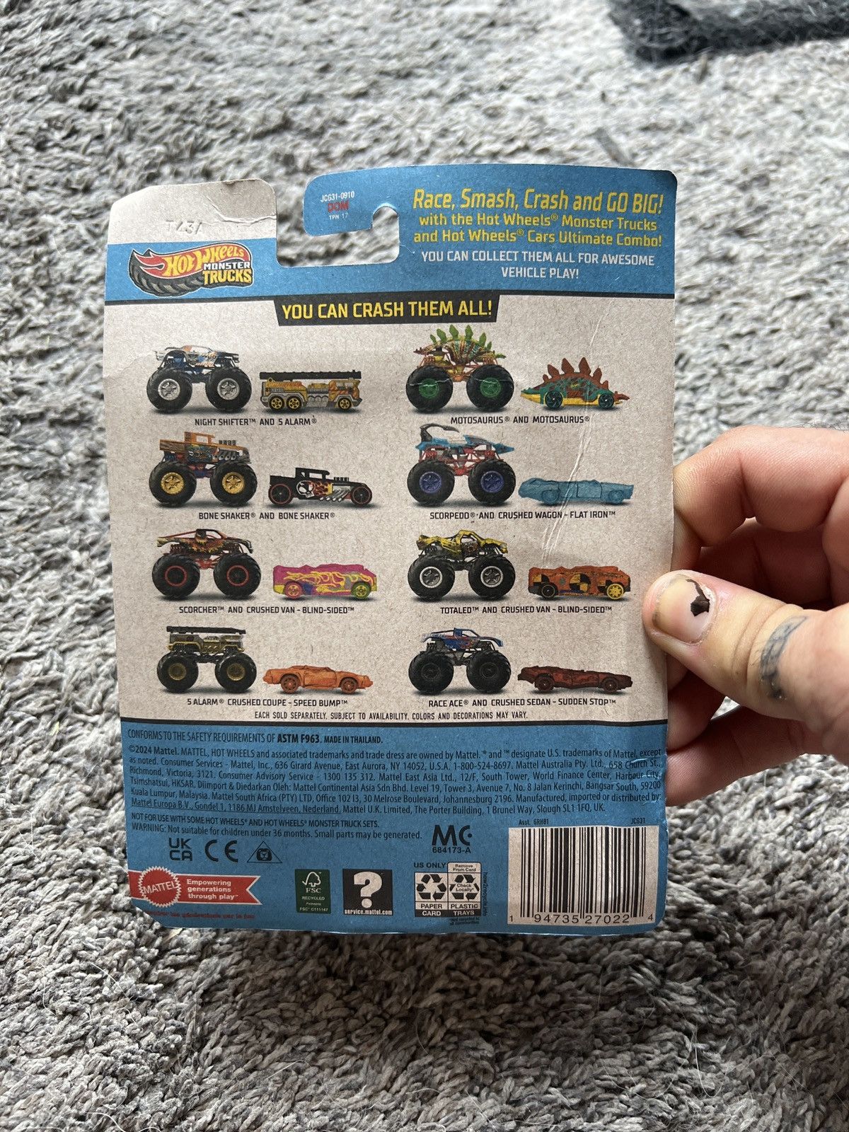 Hypebeast 2024 Mattel Hot Wheels Monster Trucks Scorcher Size ONE SIZE - 2 Thumbnail