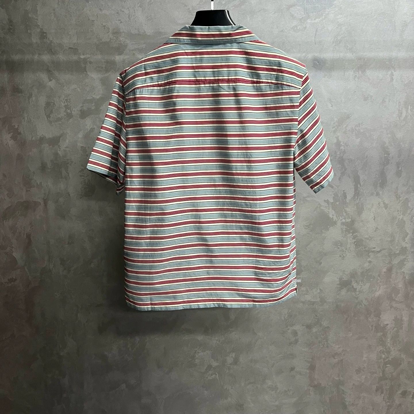 Prada Prada 2025 Stripe Cotton Bowling Collar Shirt Size US S / EU 44-46 / 1 - 5 Thumbnail