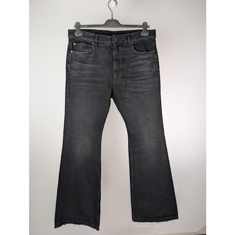 Balenciaga o1rshd1 Q:2 / Layered Kuroki Denim Jeans in Midnight Black Size US 32 / EU 48 - 2 Thumbnail