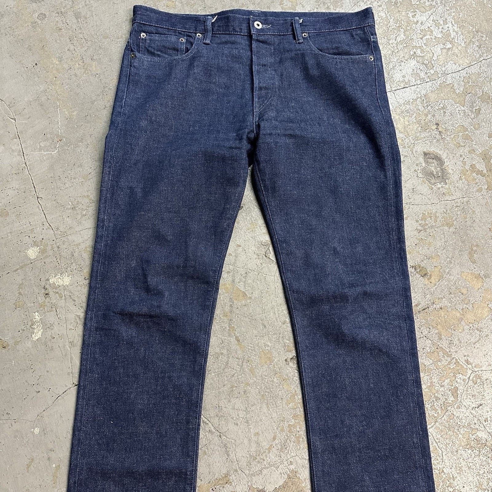 John Elliott John Elliott + Co Dark Blue Selvedge Denim Jeans Size 34 Size US 34 / EU 50 - 2 Thumbnail