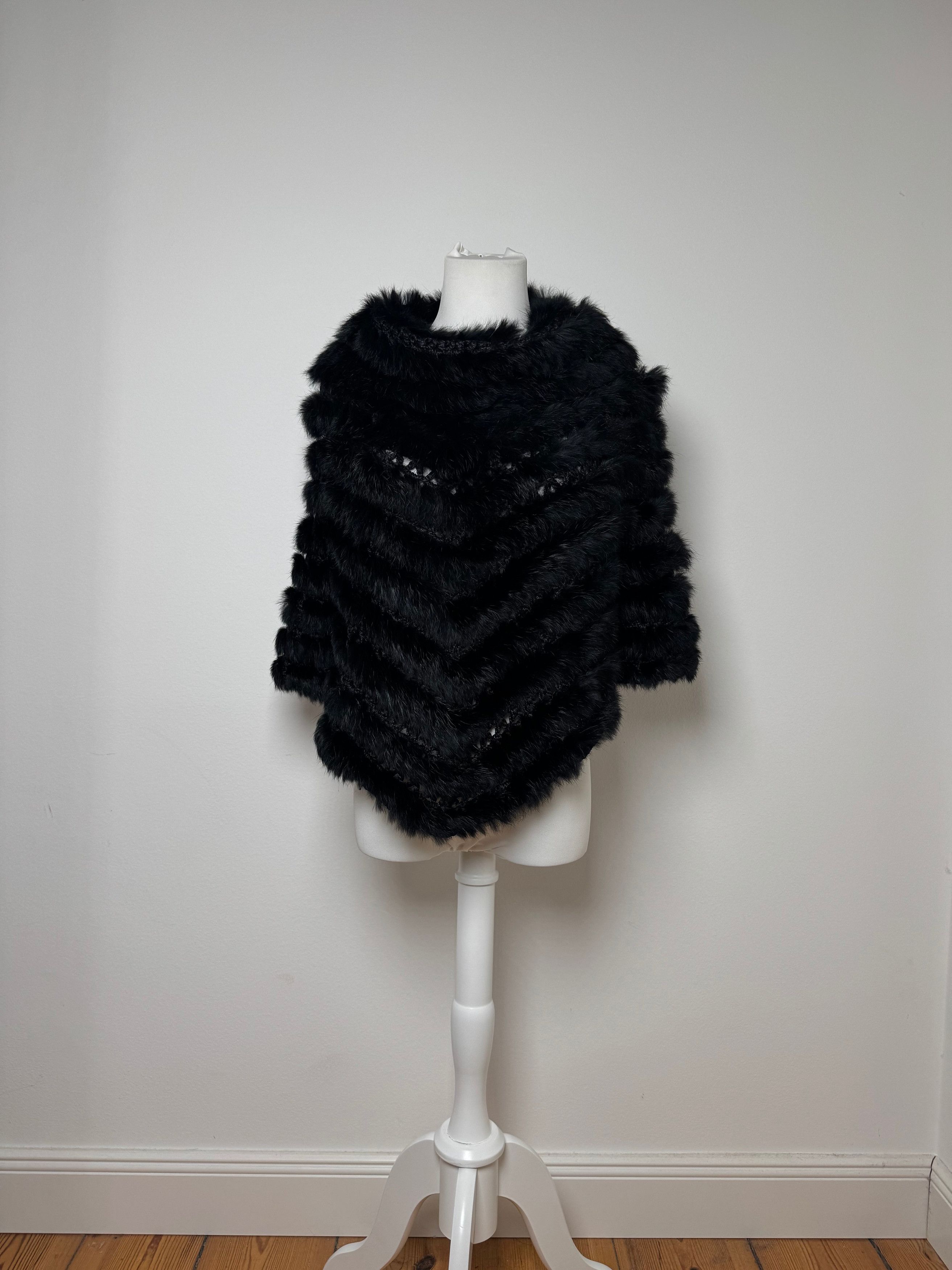 Courreges Vintage Fur Leather Top / Coat Black 38/M Size M / US 6-8 / IT 42-44 - 1 Thumbnail