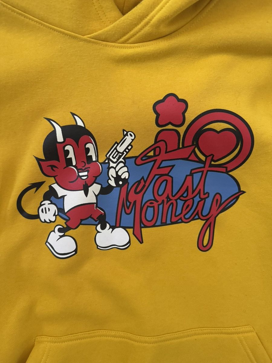 Other Ilovefastmoney Mustard Yellow Hoodie Size US L / EU 52-54 / 3 - 3 Thumbnail