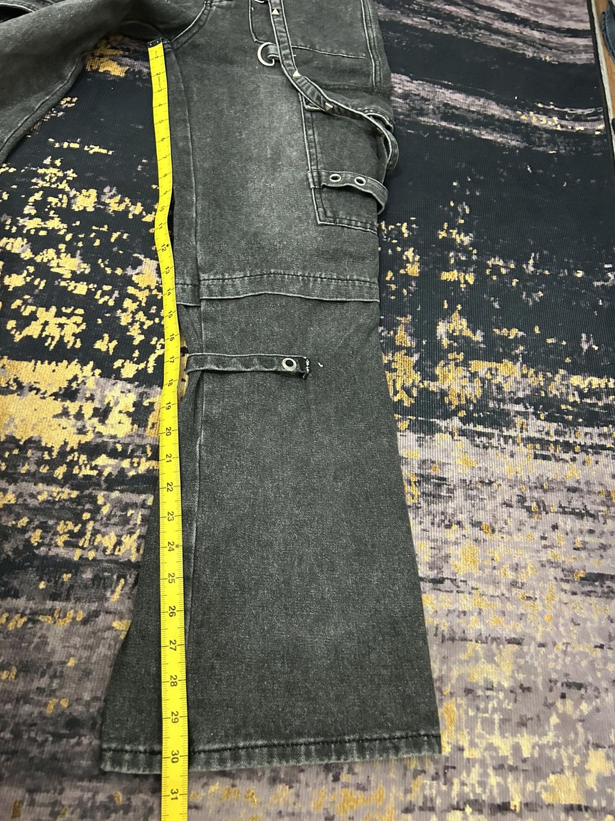 Tete Homme Romwe Cargo Bondage Flare Jeans Size US 28 / EU 44 - 21 Thumbnail
