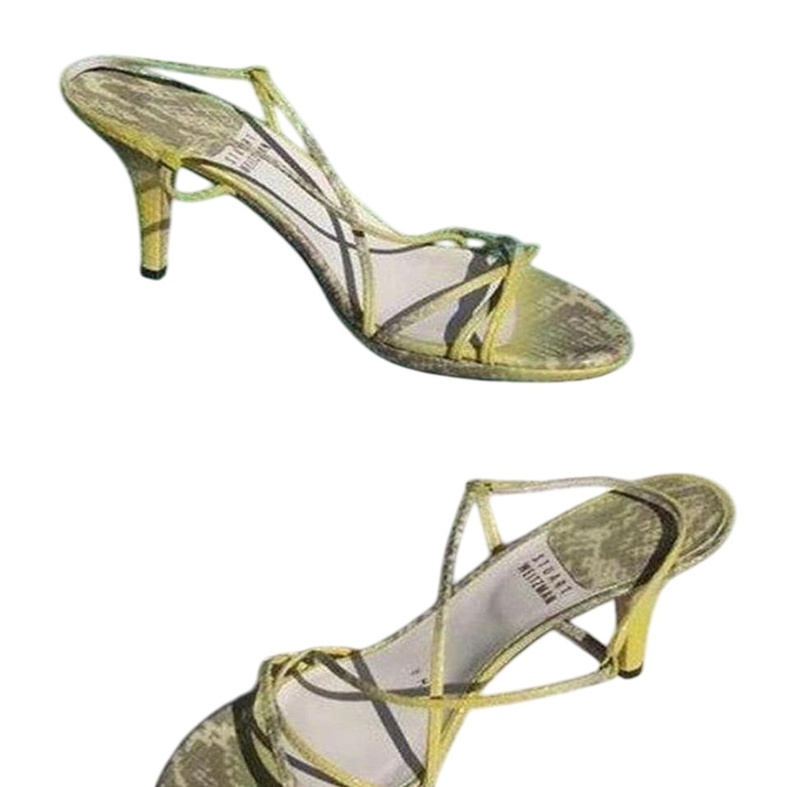 Stuart Weitzman Stuart Weitzman Lizard Leather Strappy Sandals Shoe $270 NWT Size US 8 / IT 38 - 3 Thumbnail