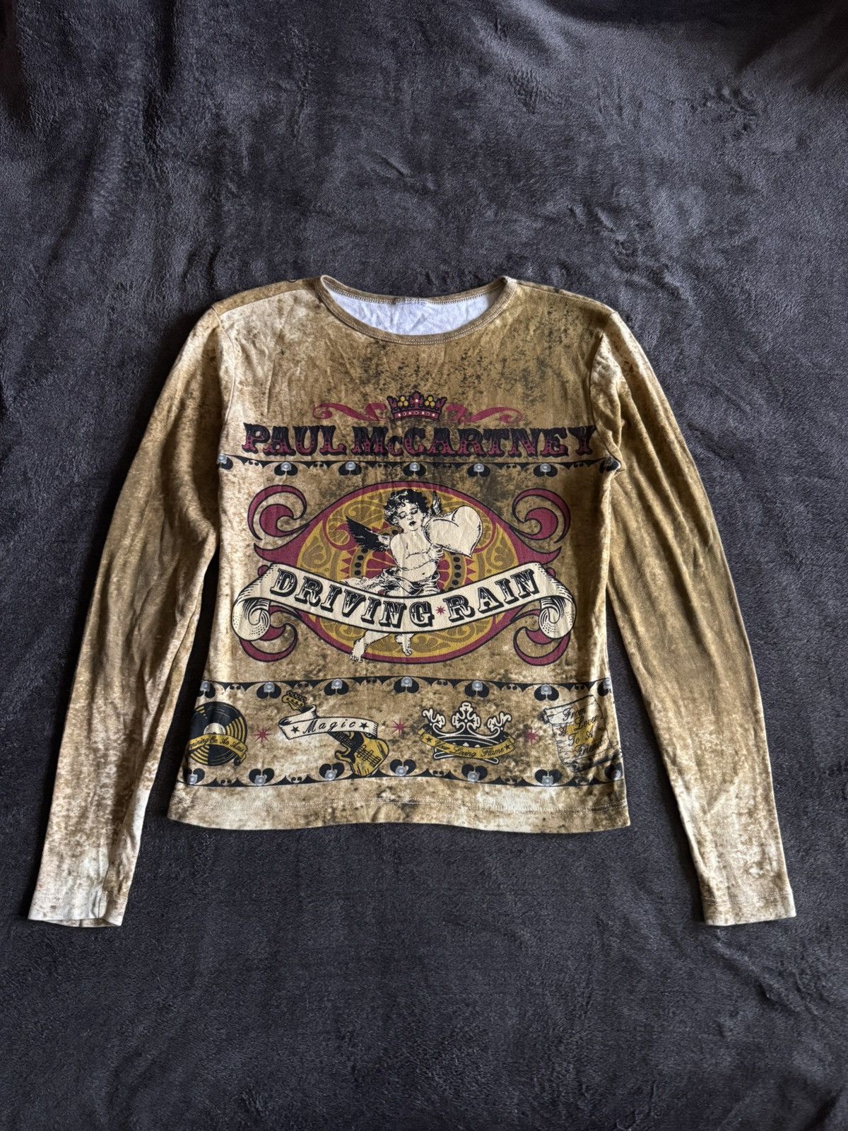 Band Tees Paul McCartney vintage 2003 long sleeve printed TheBeatles Size M / US 6-8 / IT 42-44 - 1 Thumbnail