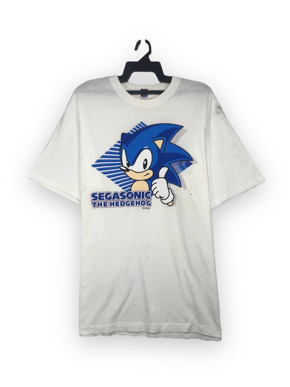 Vintage Vintage rare Sega Sonic the hedgehog Size US L / EU 52-54 / 3 - 1 Thumbnail