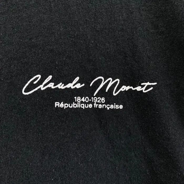 Vintage Vtg CLAUDE MONET GARDENS Painting Artwork Tee Shirt Size US XL / EU 56 / 4 - 4 Thumbnail