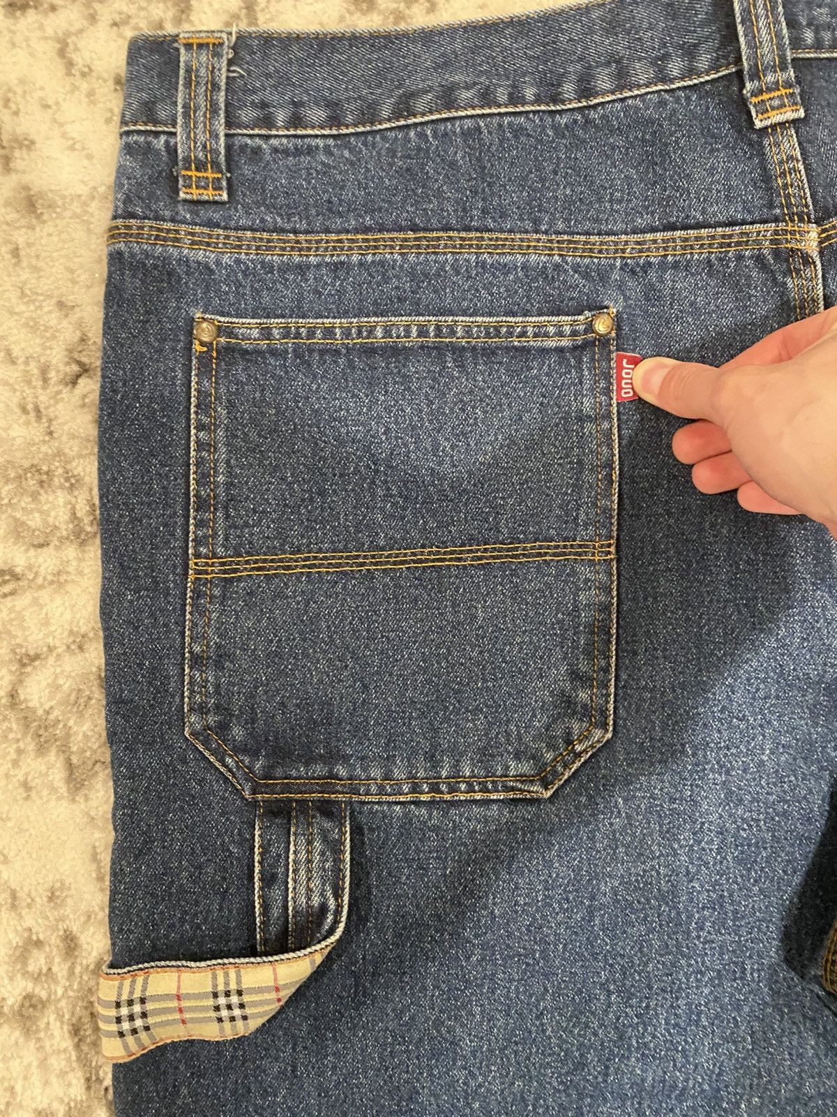 Japanese Brand Loco street gear burr berry print baggy jeans Size US 42 / EU 58 - 4 Thumbnail
