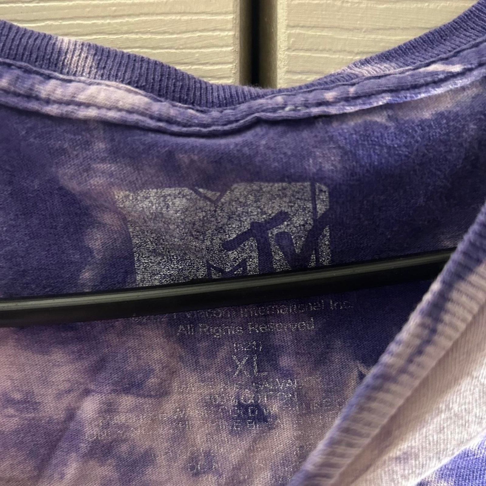 Other (XL) Purple Tie Dye MTV Shirt Size XL / US 12-14 / IT 48-50 - 4 Thumbnail
