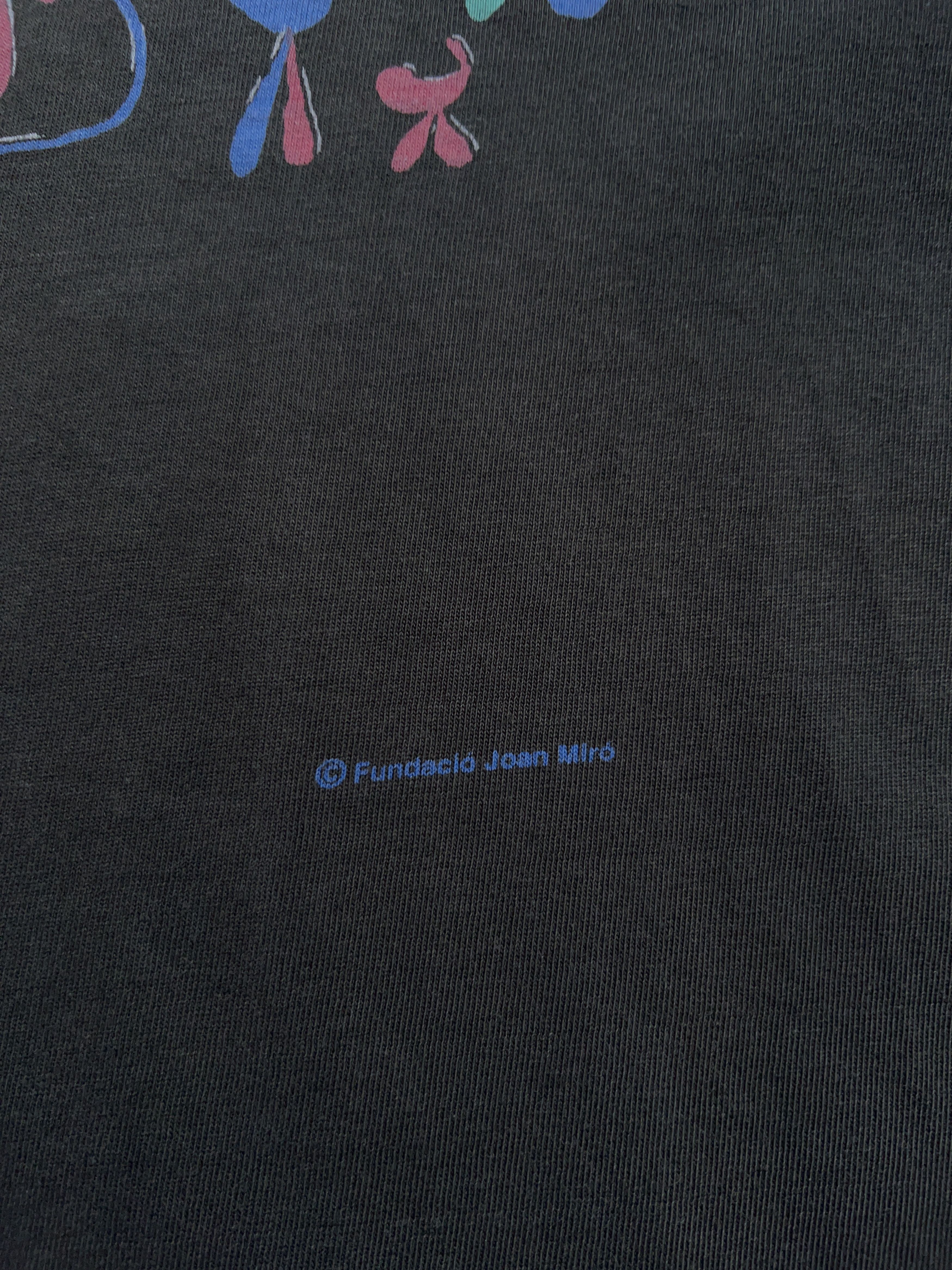 Arts & Science × Vintage Mens Fundacio Joan Miro Personnages Painting Abstract Tee Size US L / EU 52-54 / 3 - 4 Thumbnail