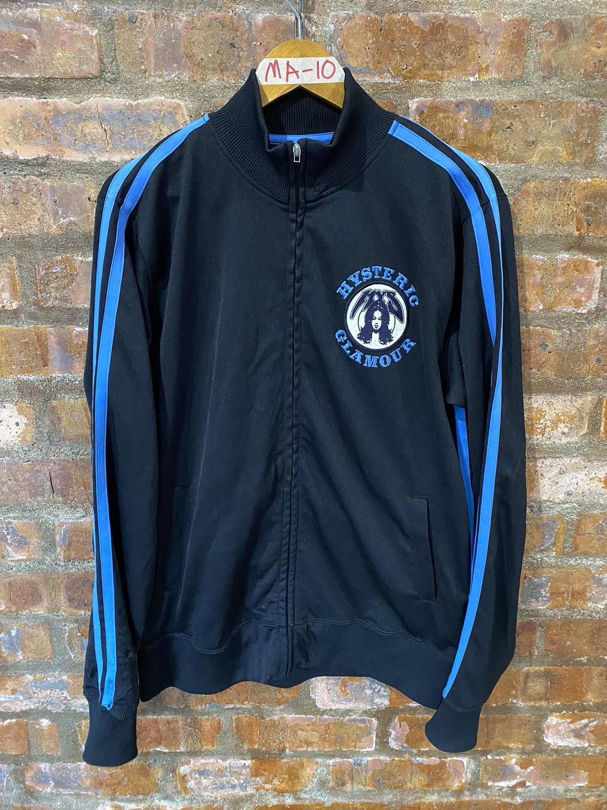 Hysteric Glamour 1990s Embroidered logo track Jacket Size US L / EU 52-54 / 3 - 2 Thumbnail