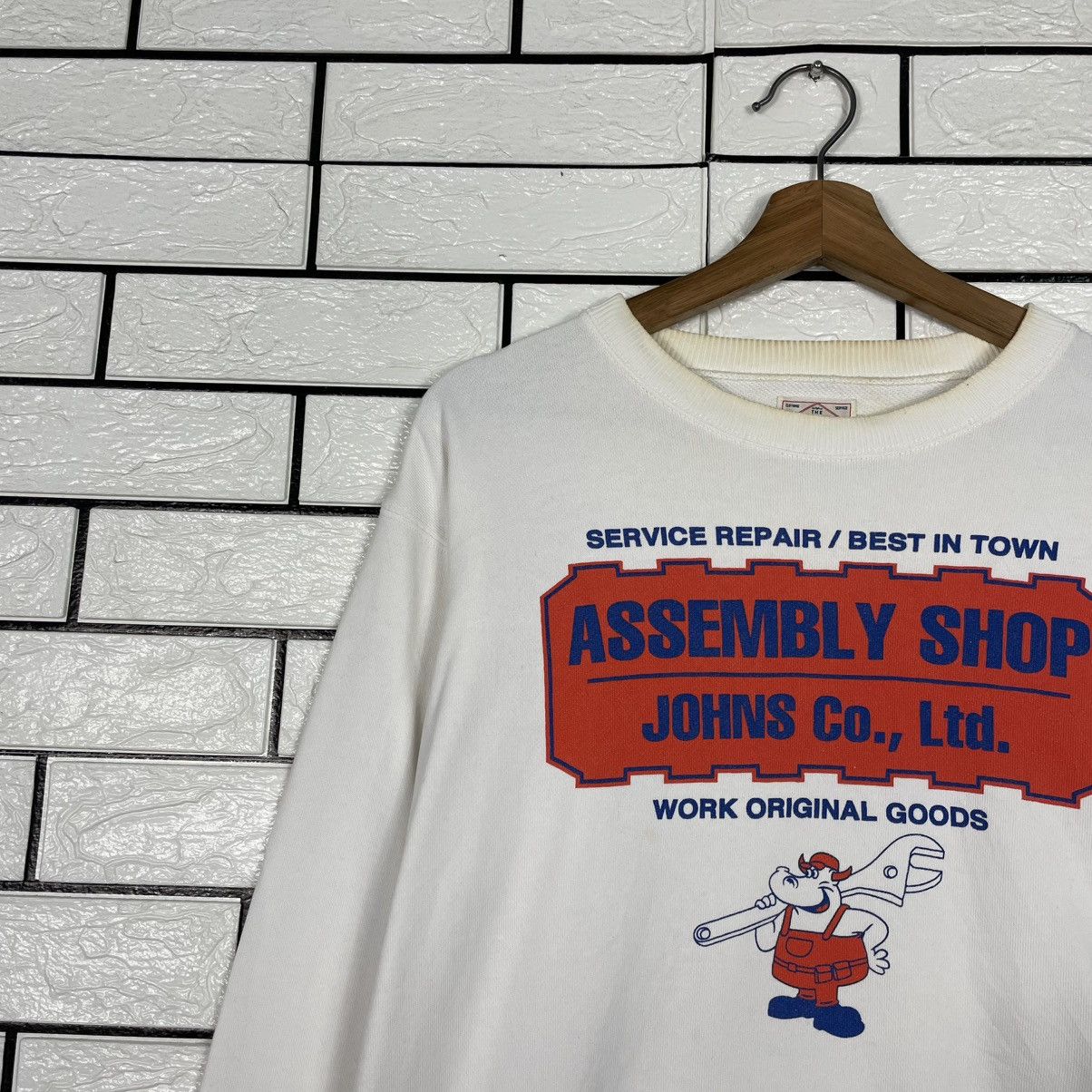 Japanese Brand Assembly Shop Johns Co Crewneck Sweatshirt Size US M / EU 48-50 / 2 - 6 Thumbnail
