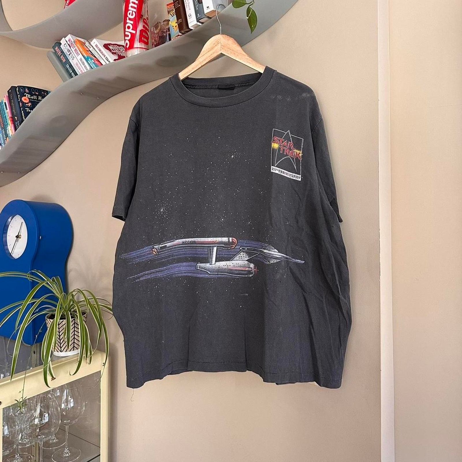 Cartoon Network × Changes × Vintage Vintage 1991 Star Trek 25th Anniversary Shirt Size US XL / EU 56 / 4 - 1 Thumbnail