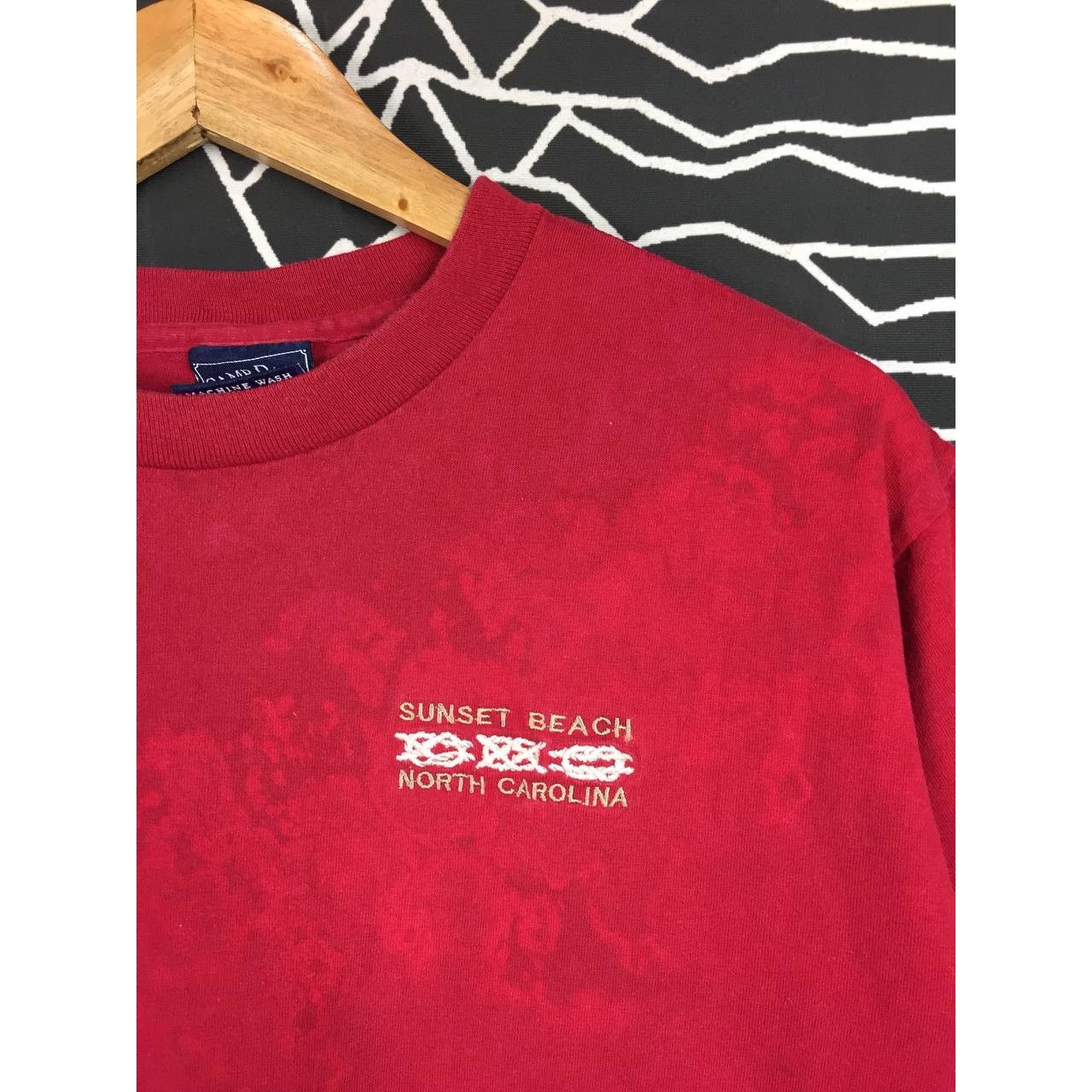 Camp David × Vintage Vtg Camp David Sunset Beach North Carolina Embroidery Tee Size US M / EU 48-50 / 2 - 5 Thumbnail
