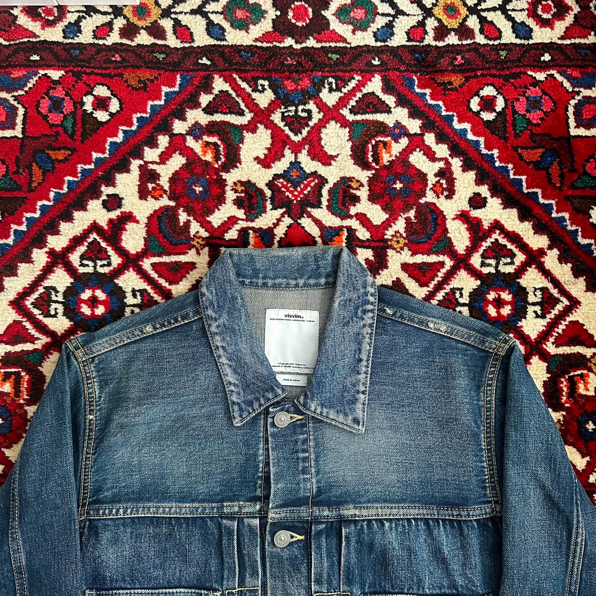 Visvim visvim 101 11aw snake skin ochre 3 denim jacket Size US L / EU 52-54 / 3 - 5 Thumbnail