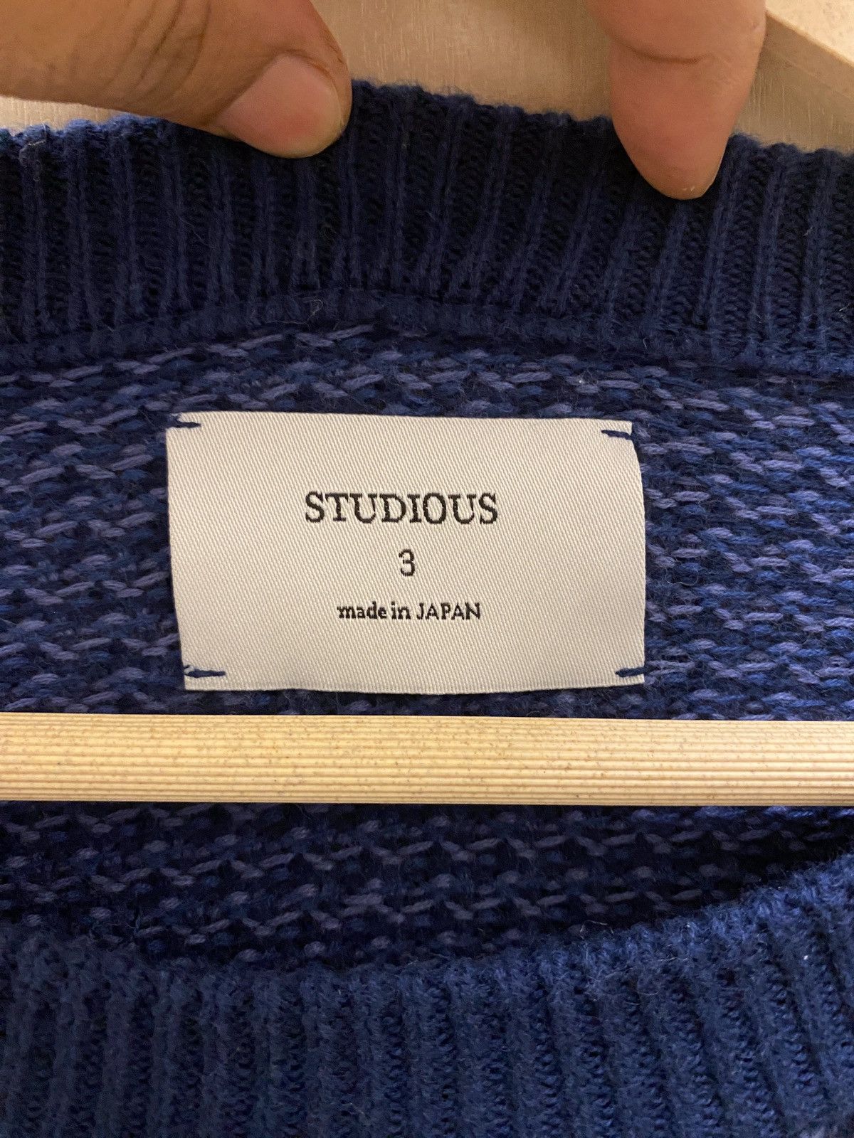 Japanese Brand × STUDIOUS Studious Knit Sweater Size M / US 6-8 / IT 42-44 - 5 Thumbnail