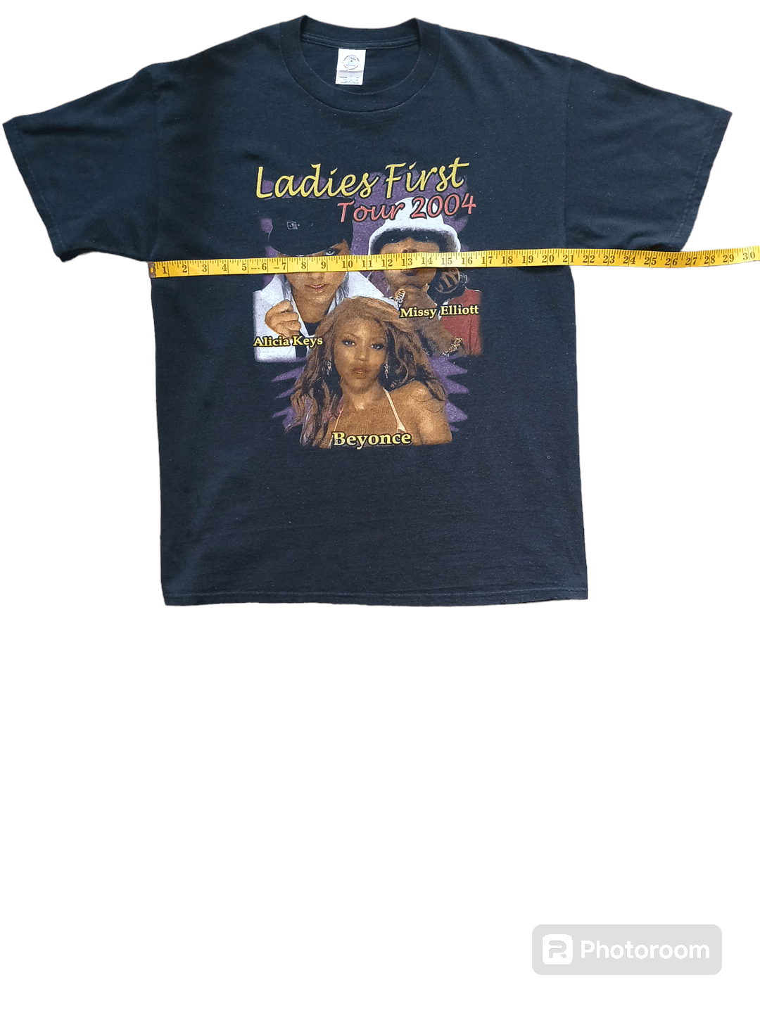 Beyonce × Rap Tees × Vintage 2004 Ladies First Tour Beyoncé Missy Elliot Alicia Keys Tee Size US L / EU 52-54 / 3 - 4 Thumbnail