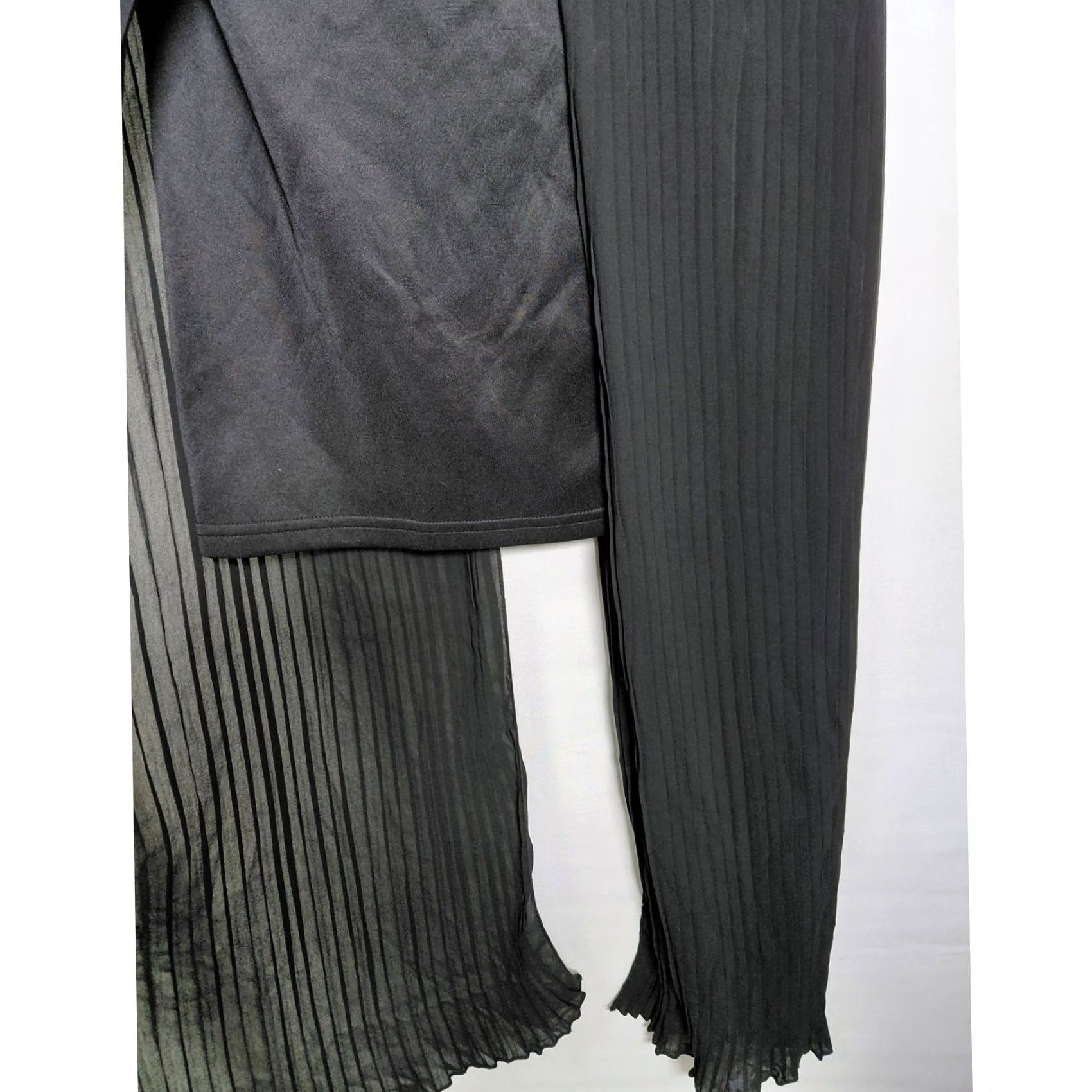 Vintage VOXX Black Strapless Jumpsuit Stud Accents Women Size L Dress Length Knee Length Party/Cocktail Size 36" / US 14 / IT 50 - 6 Thumbnail