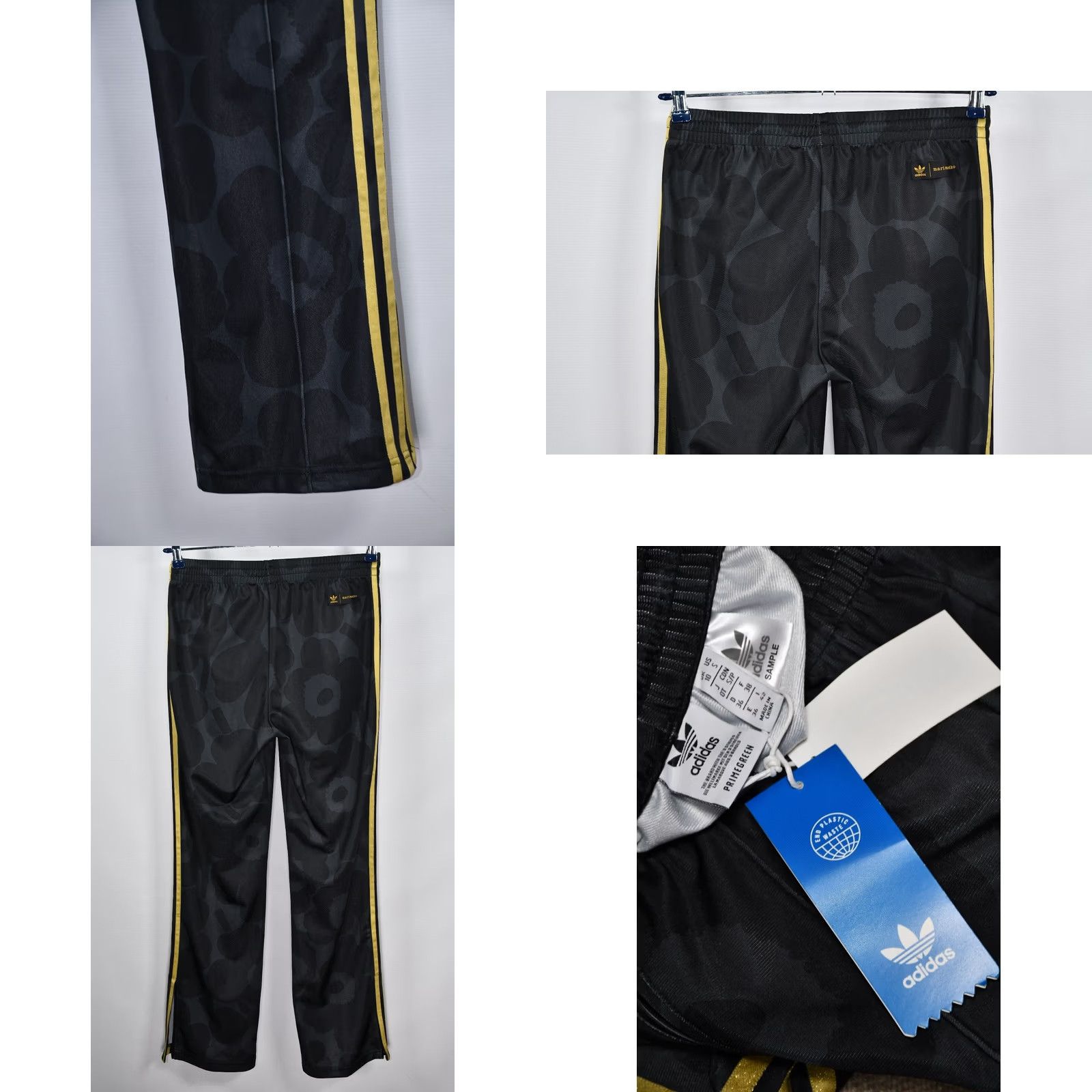 Adidas Adidas Marimekko Firebird Track Pants Women S Yellow Black Grey Stripes Pants Size 28" / US 6 / IT 42 - 8 Thumbnail